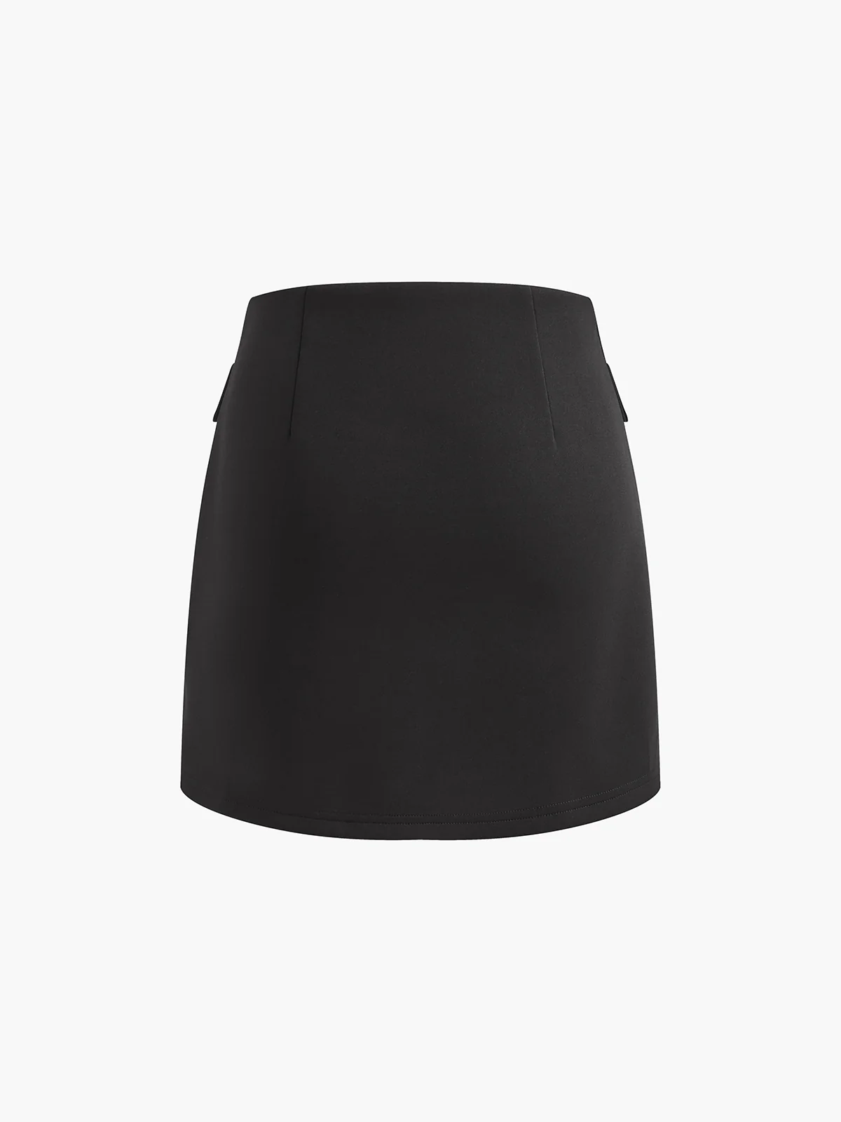 Slim Sleeveless Pockets Skirt Set - Takermore