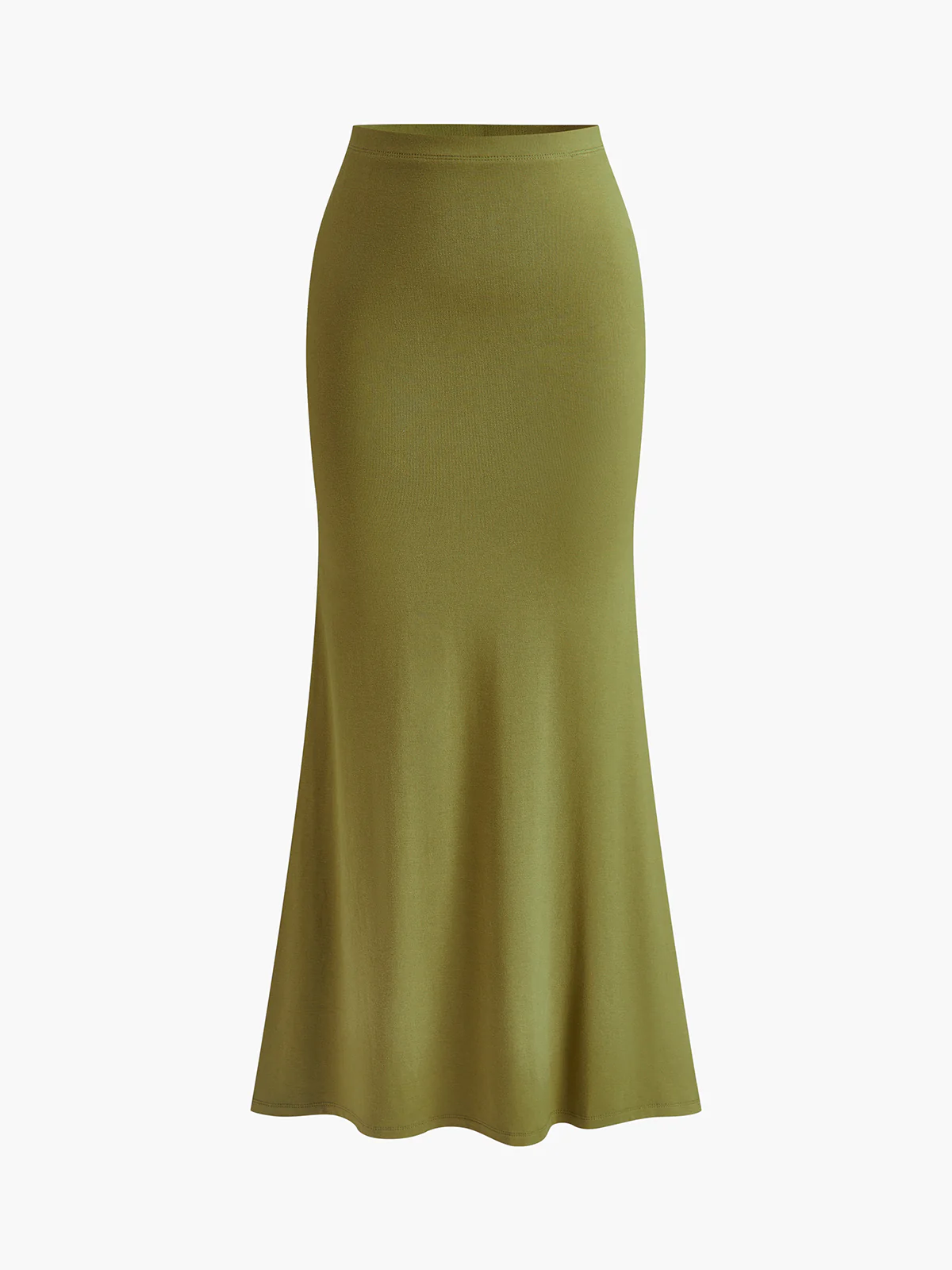 Slit Button Fishtail Skirt Set - Takermore