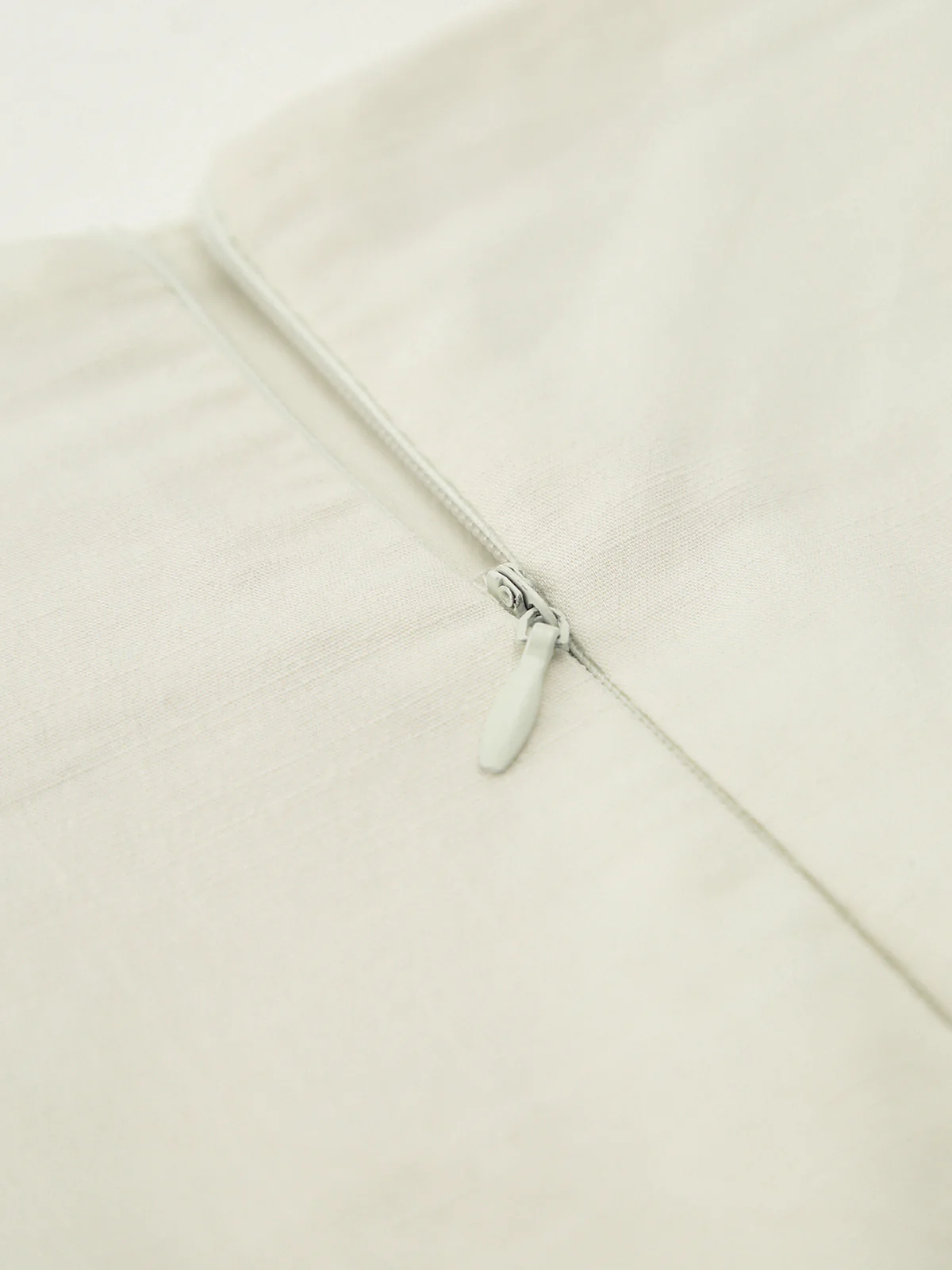 Cotton & Linen Bow Decor Split Midi Skirt - Takermore