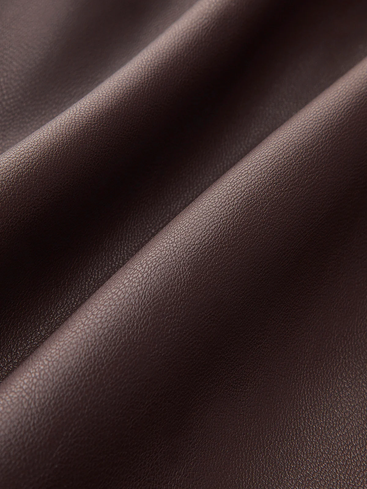 Drawstring Faux Leather Skirt - Takermore