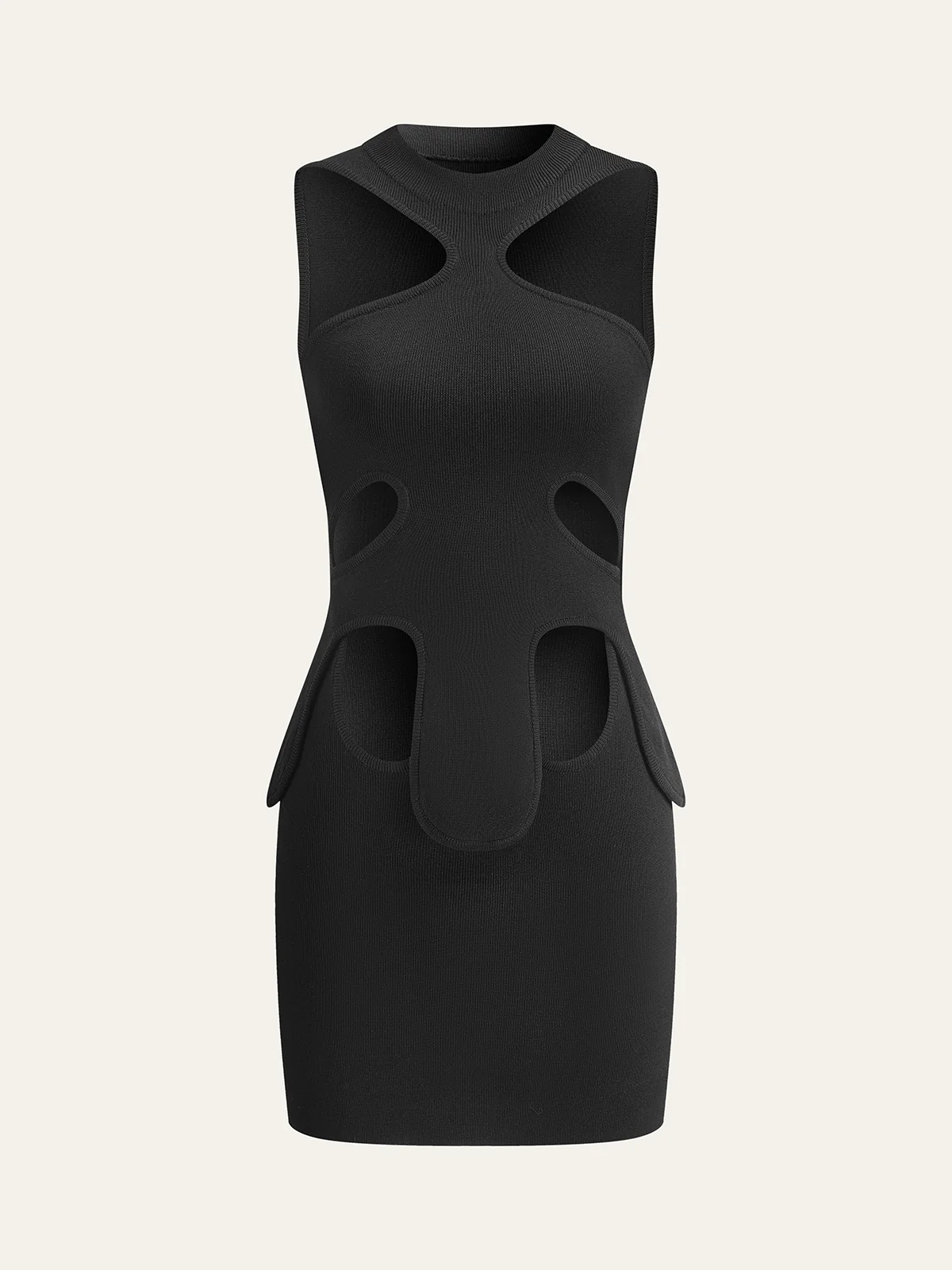 Cut-Out Halter Dress - Takermore
