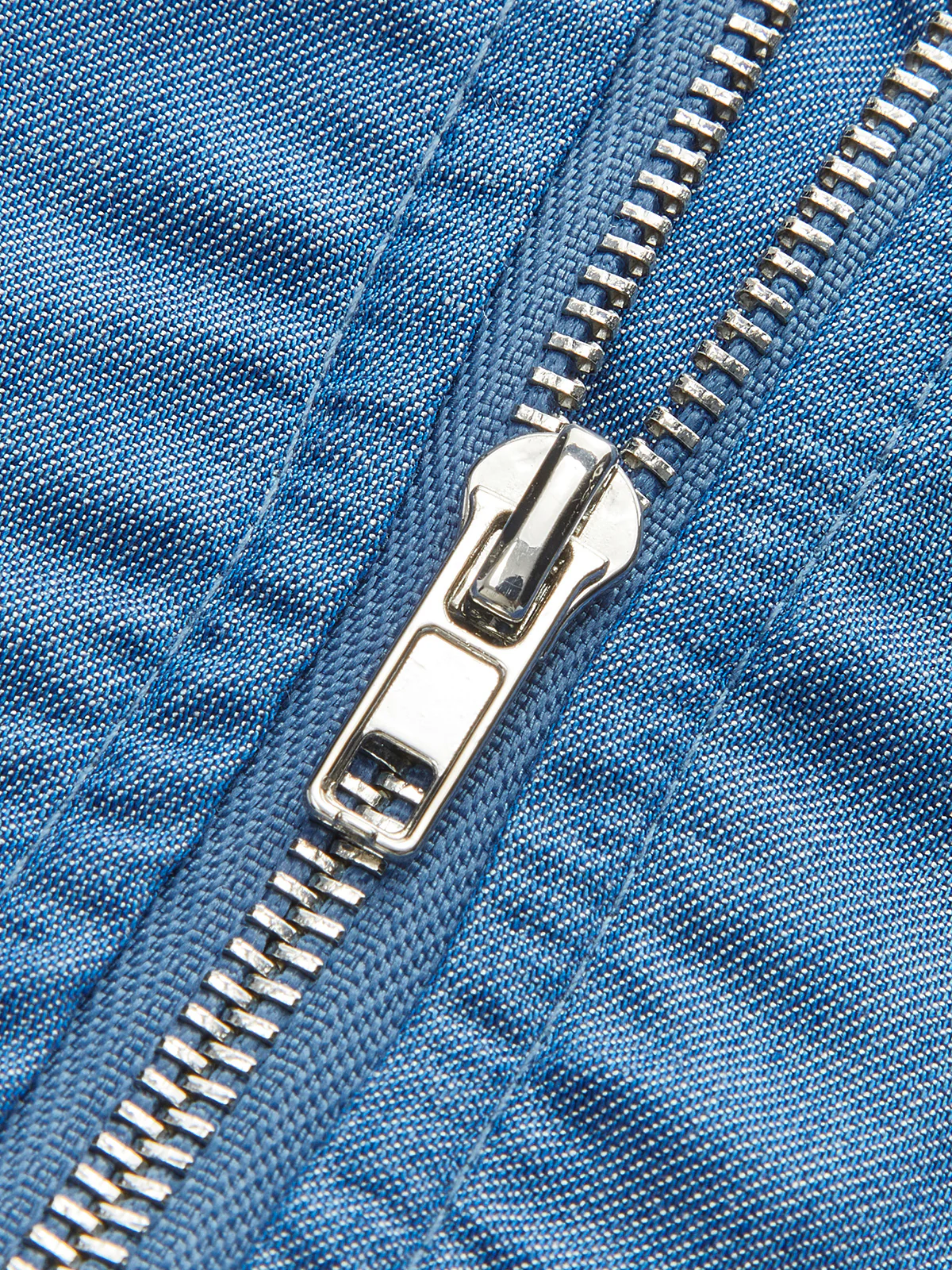 Ruffled Hem Denim Halter Top - Takermore