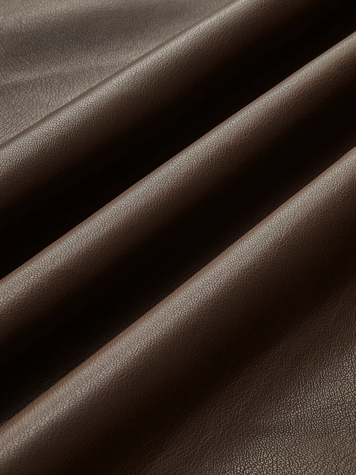 Retro Pleated PU Leather Skirt - Takermore