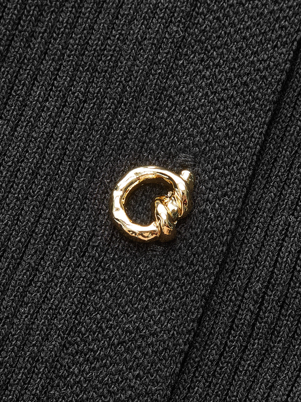 Ribbed Knit Button-Down Midi Dress - Takermore