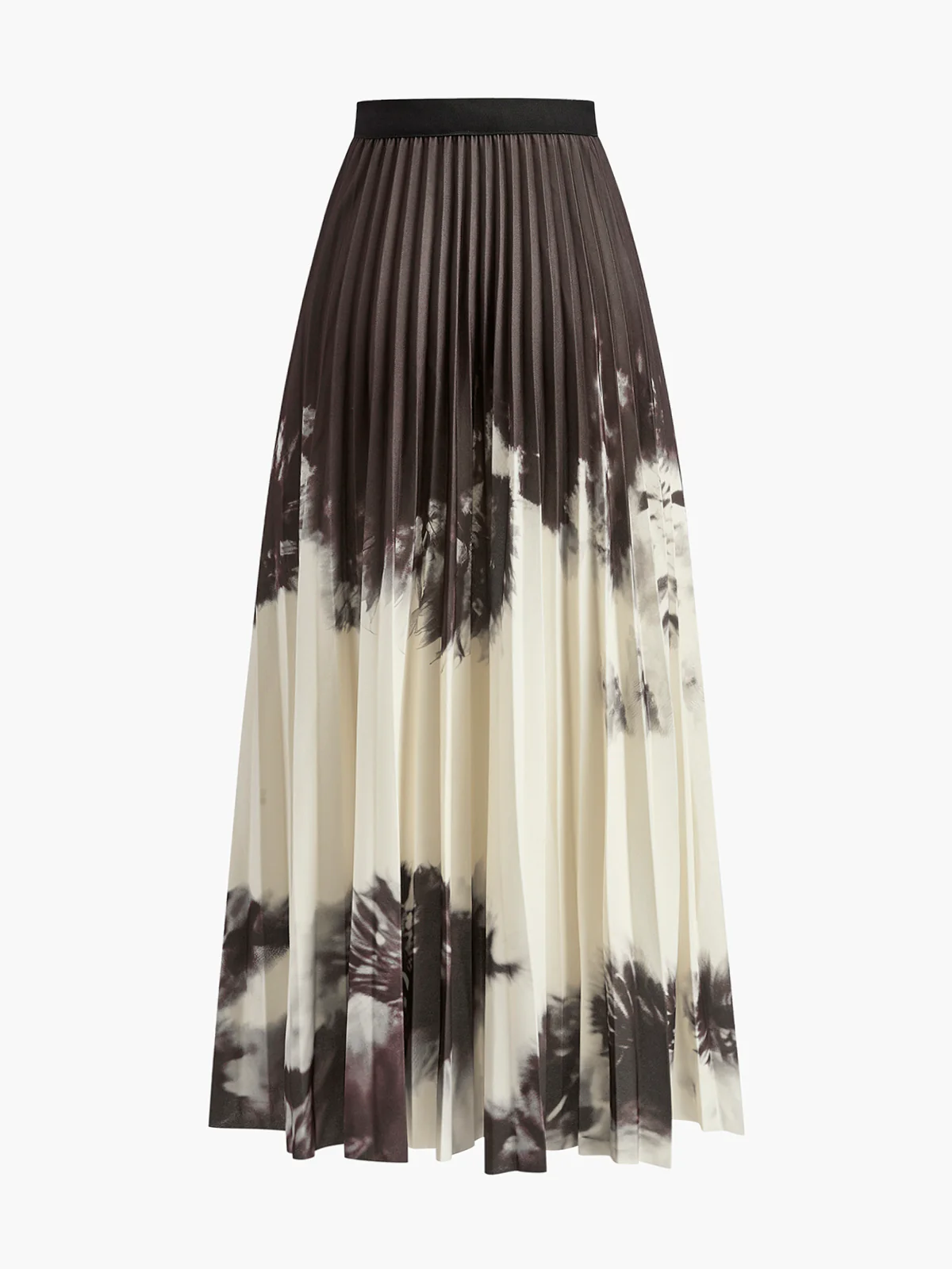 Vintage Tie Dye Pleated Skirt - Takermore