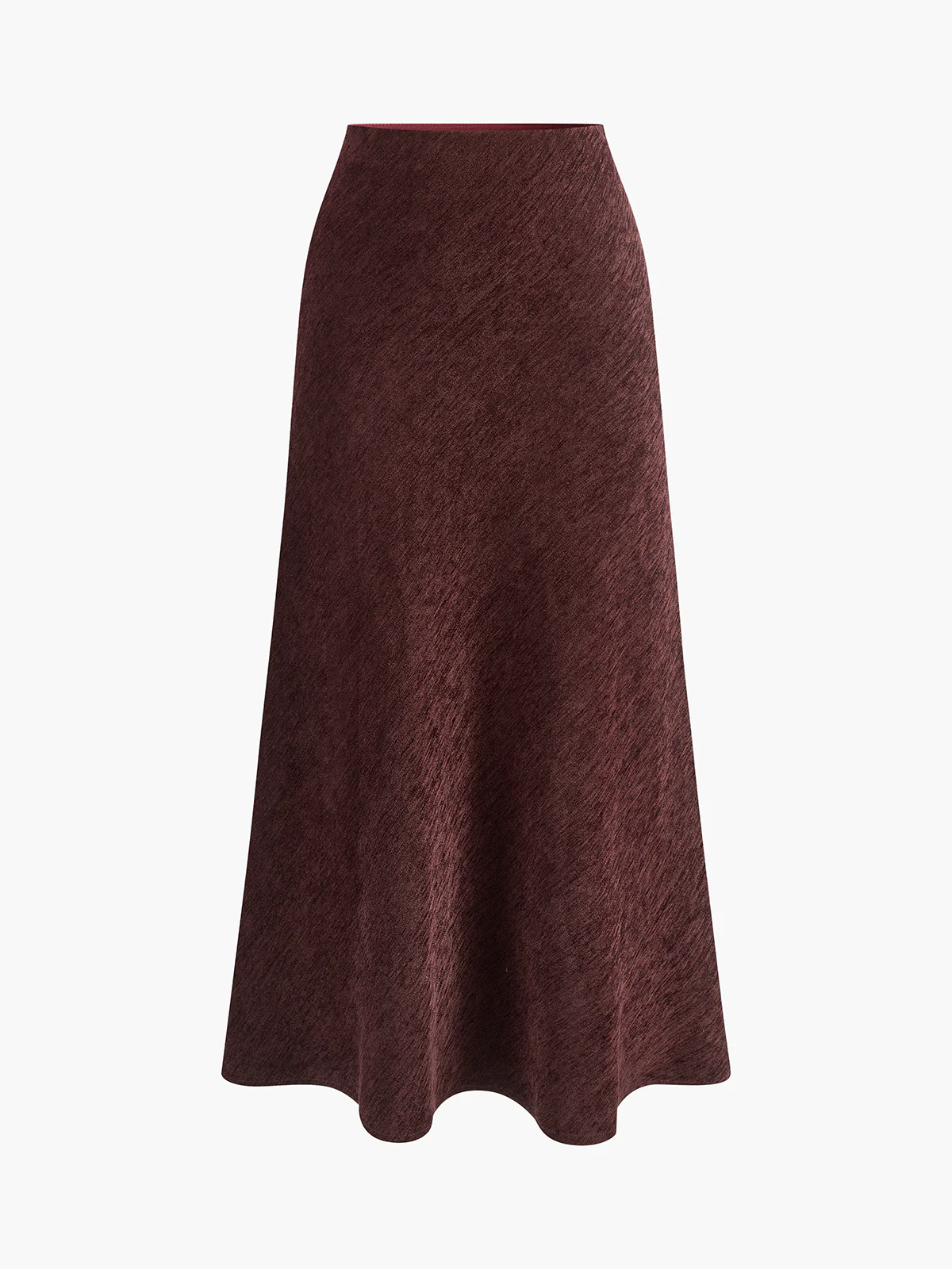 Minimalist Corduroy Draped Skirt - Takermore