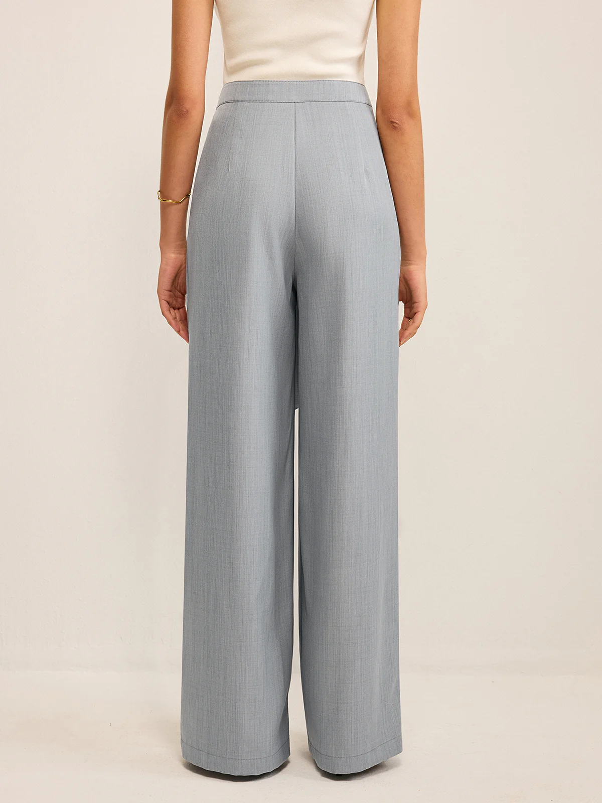 Pleated Wide-Leg Pants - Takermore