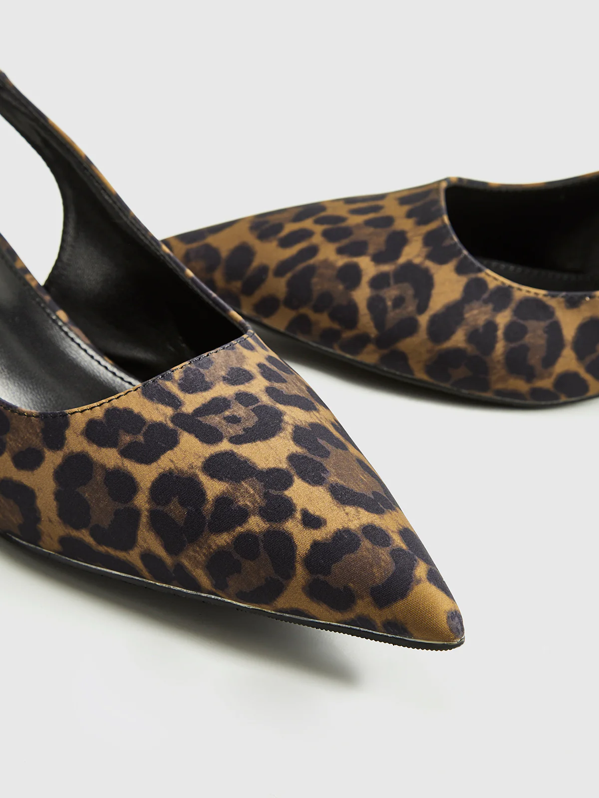 Leopard Kitten Slingback Pumps - Takermore