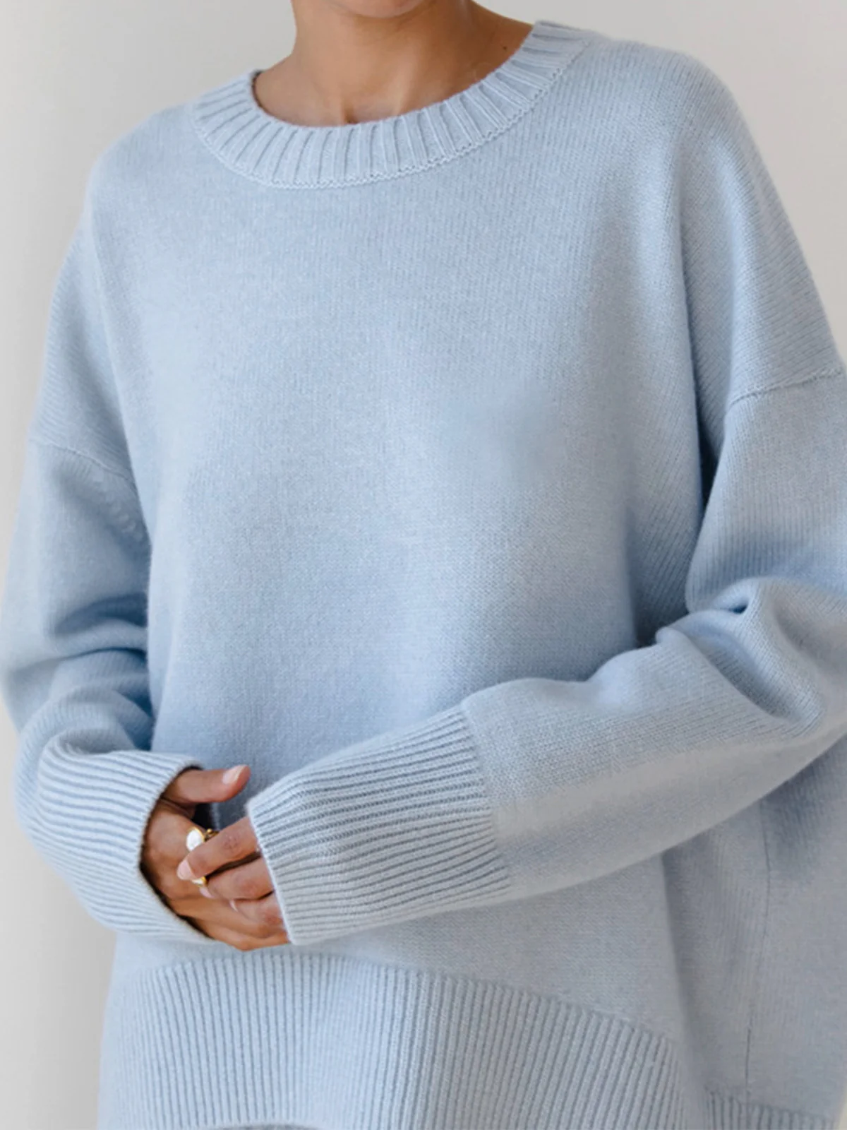 Candyfloss Oversized Pullover Sweater - Takermore