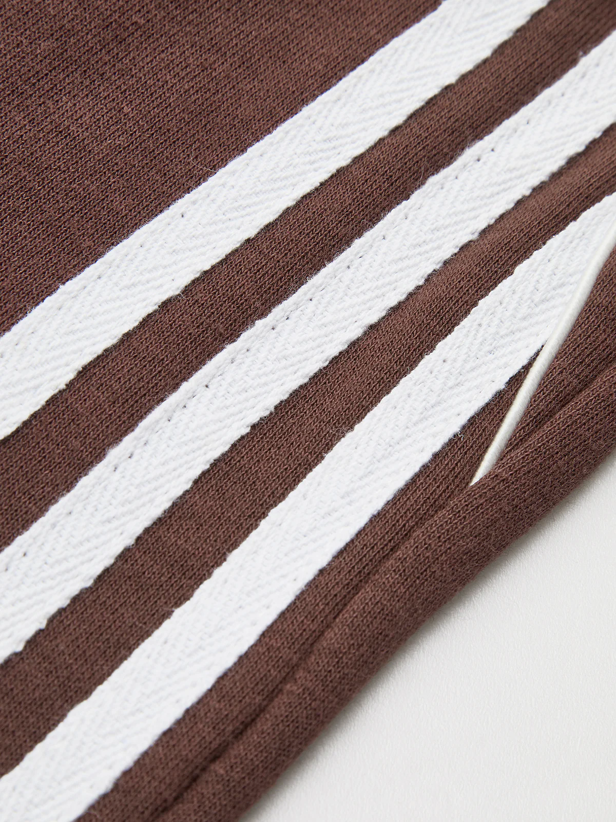 Striped Patchwork Elastic Waist Pants - Takermore