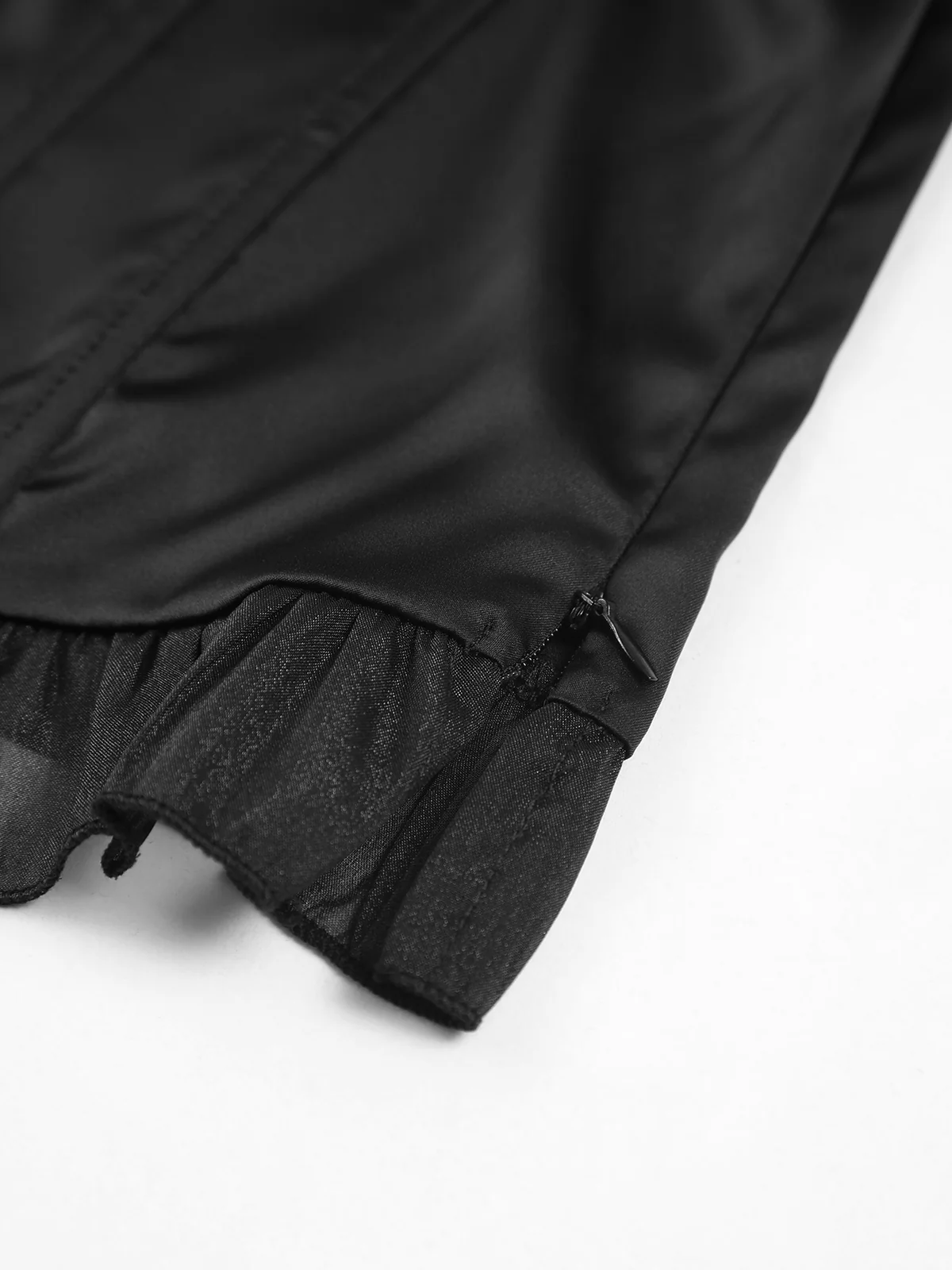 Balletcore Satin Mesh Bustier Cami Top - Takermore