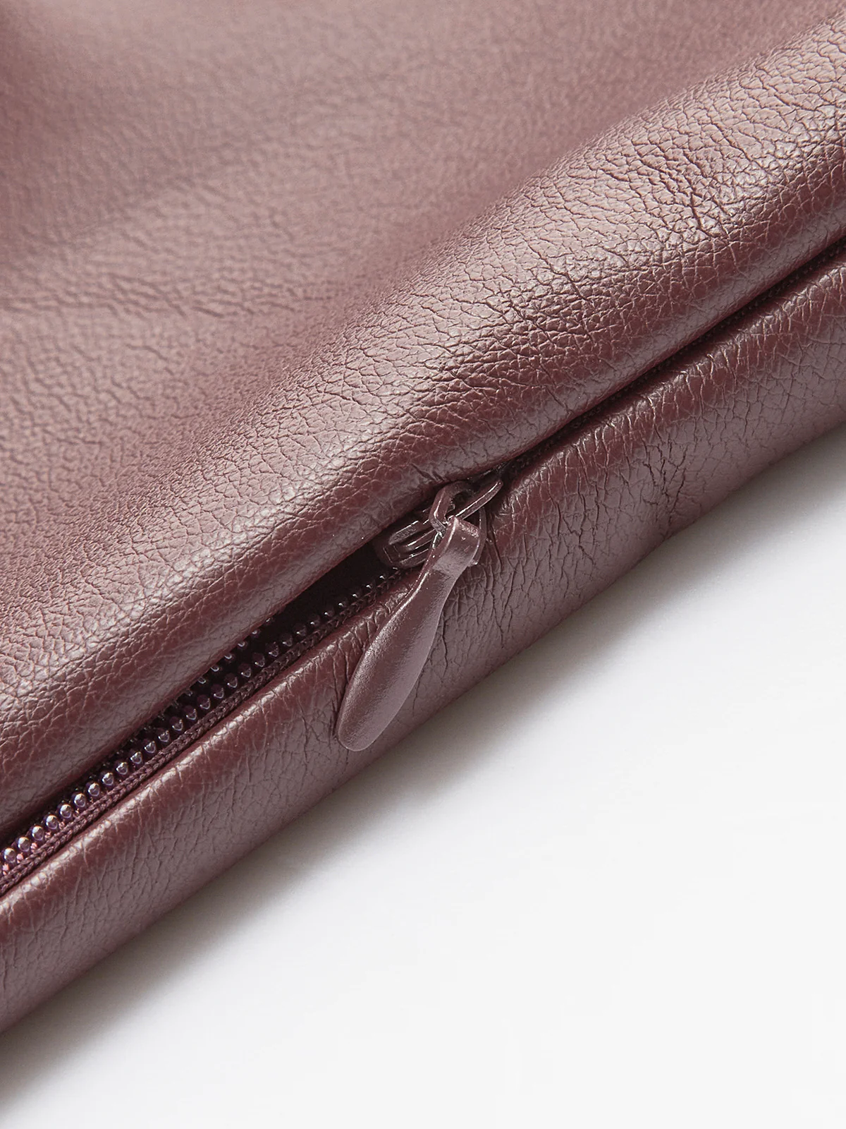 One-Shoulder PU Leather Tank Top - Takermore