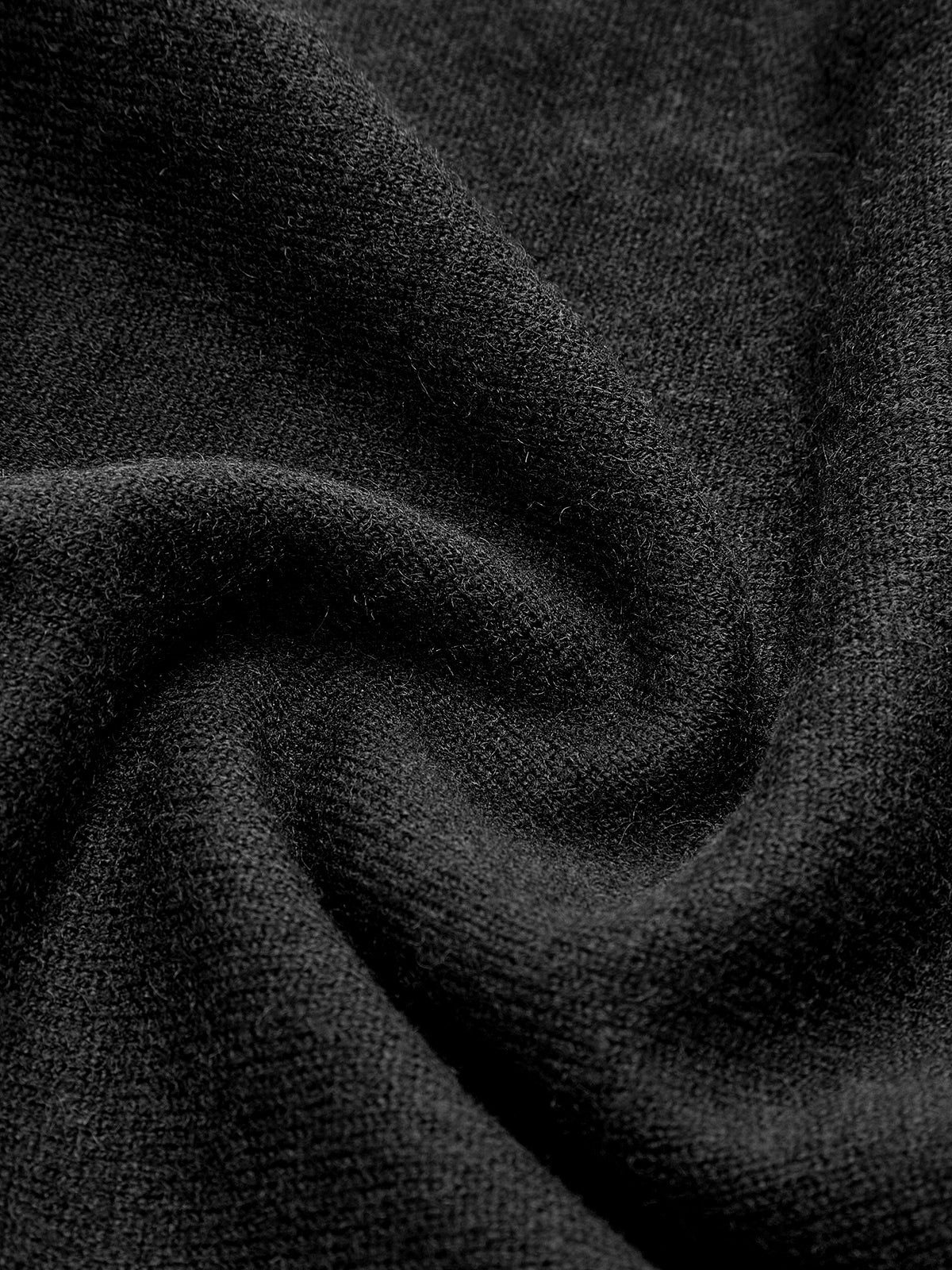 Plain Pleated Sweater Short Dress - Takermore