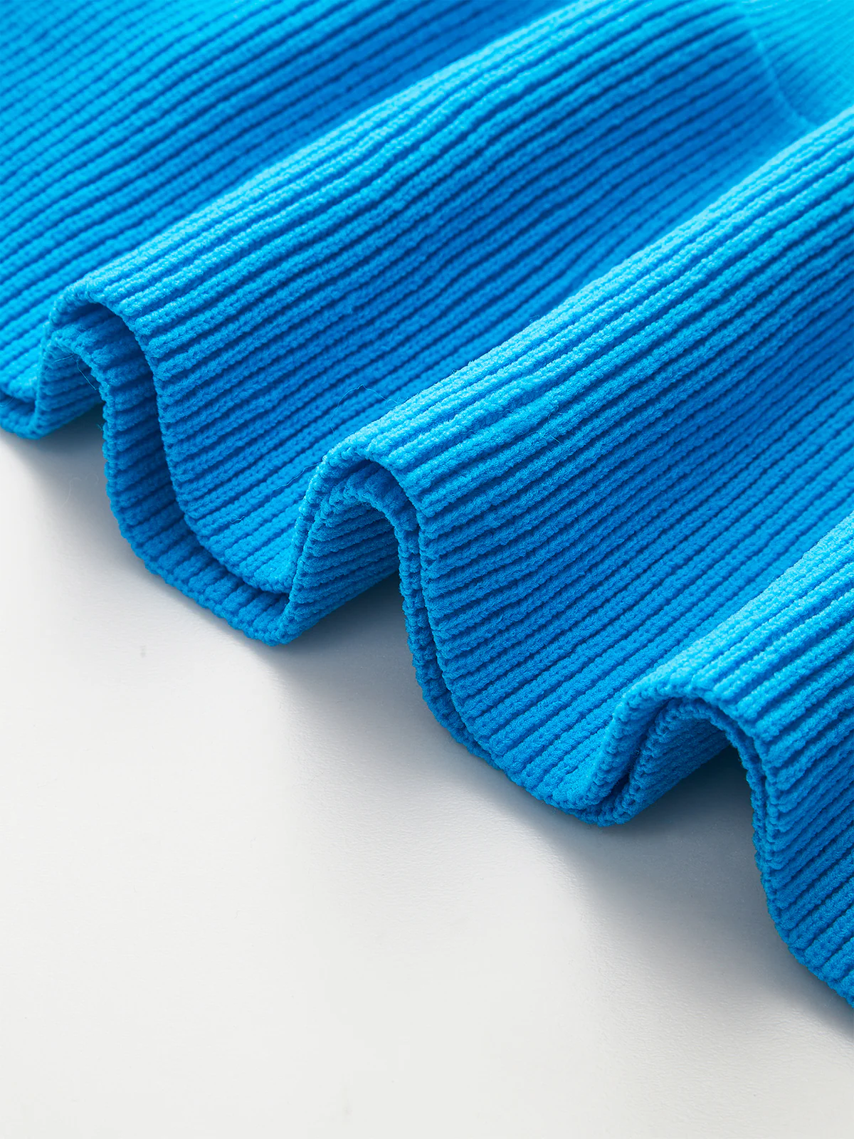 Ruffled Sleeve Peplum Hem Knit Top - Takermore