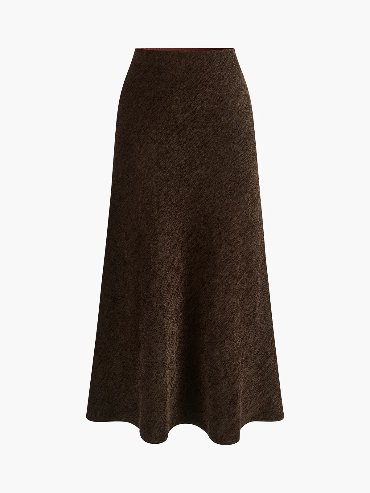 Minimalist Corduroy Draped Skirt - Takermore