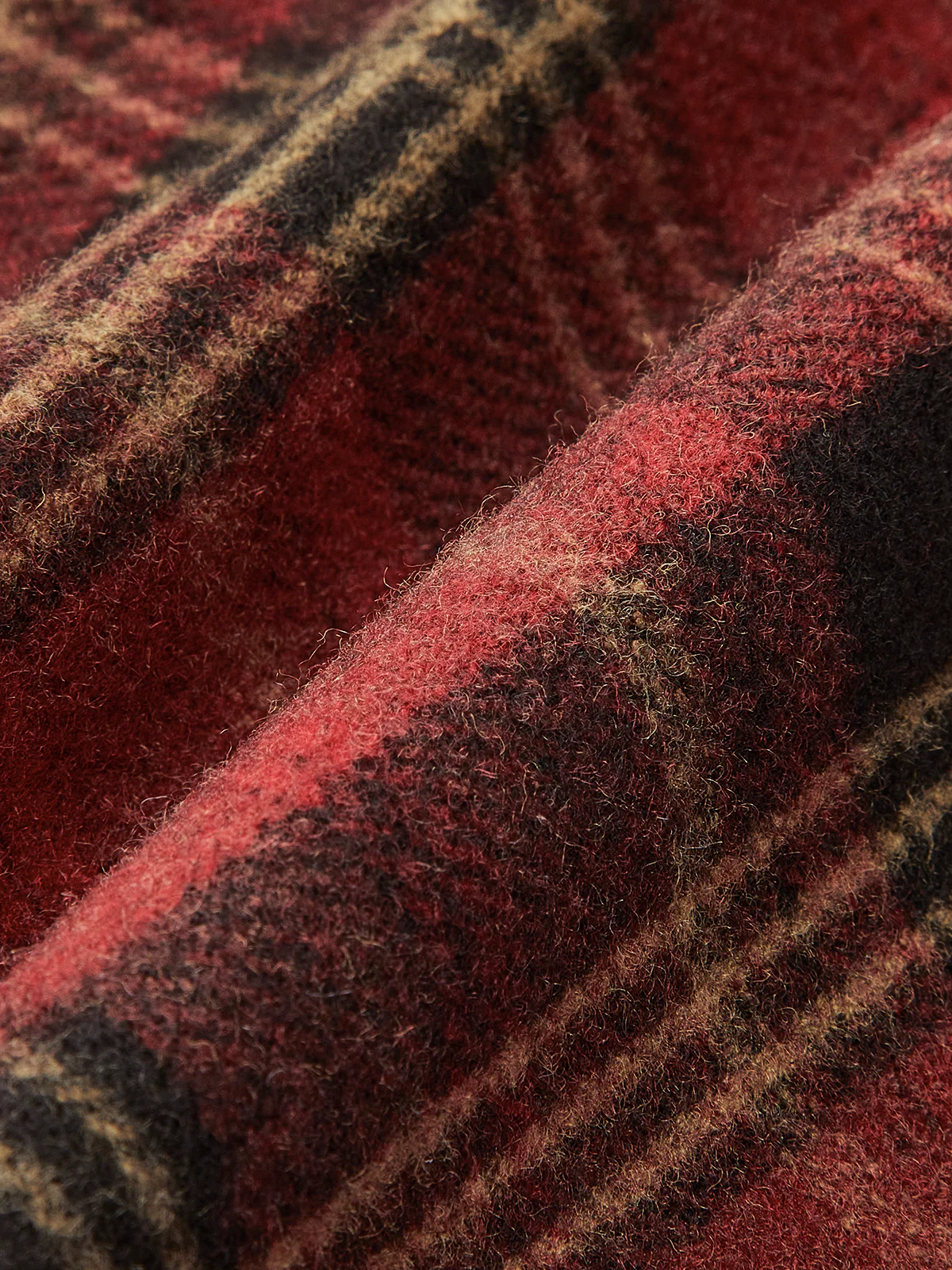 Mid-Waist Side-Zipper Checked Skirt - Takermore