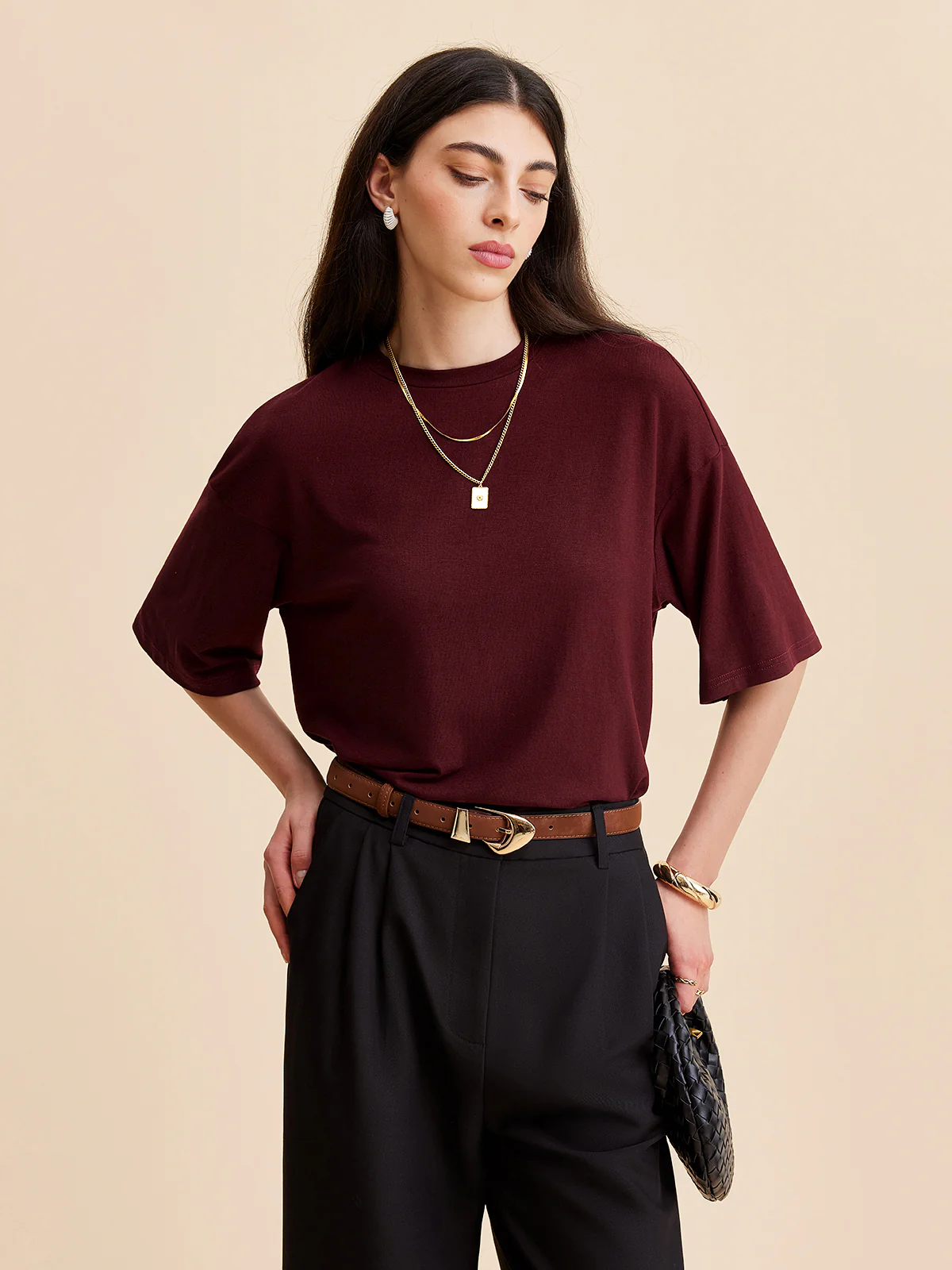 Split Back Tie Knot Top - Takermore