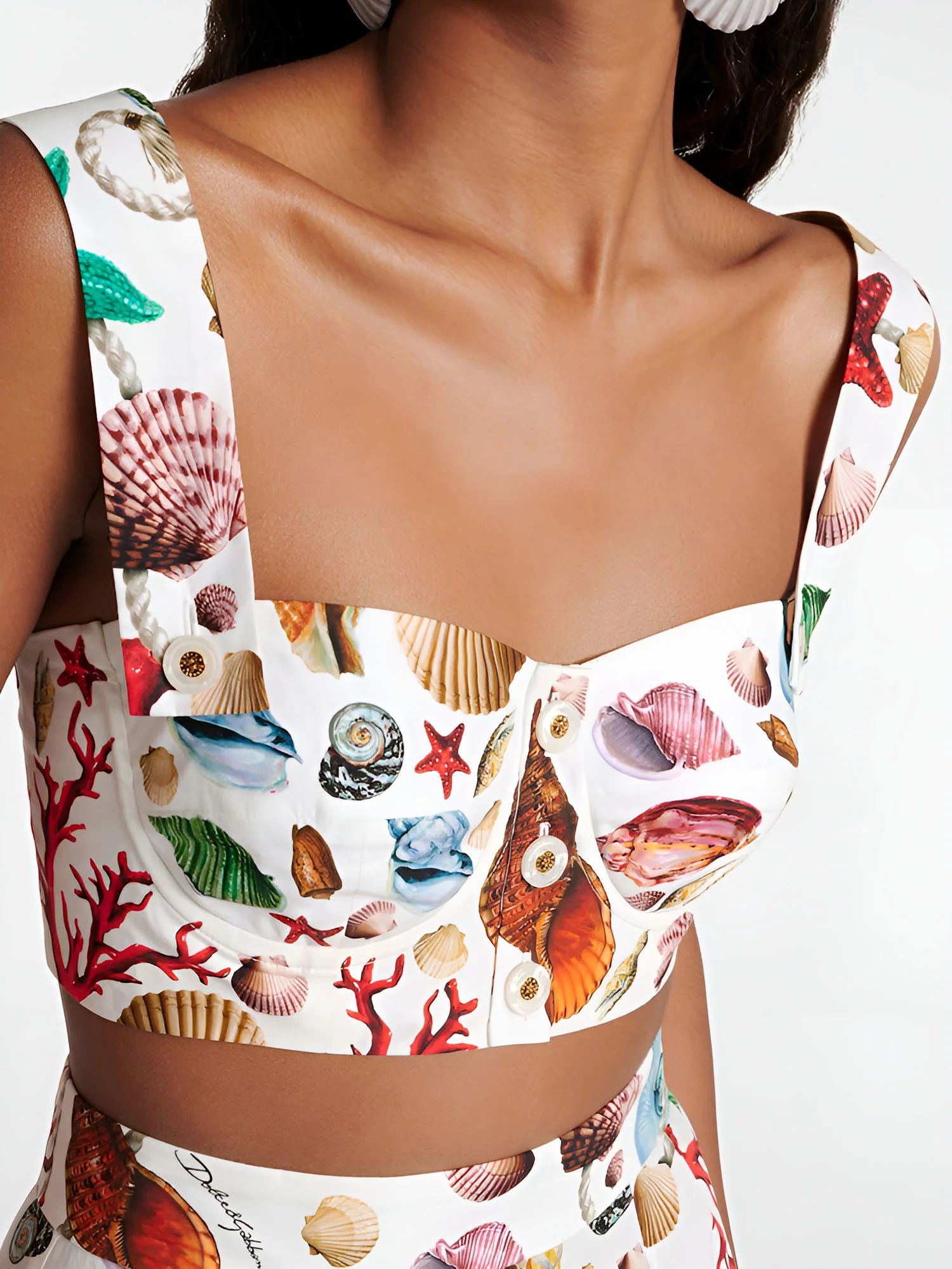 Printed Pleated Skirt Set - Takermore