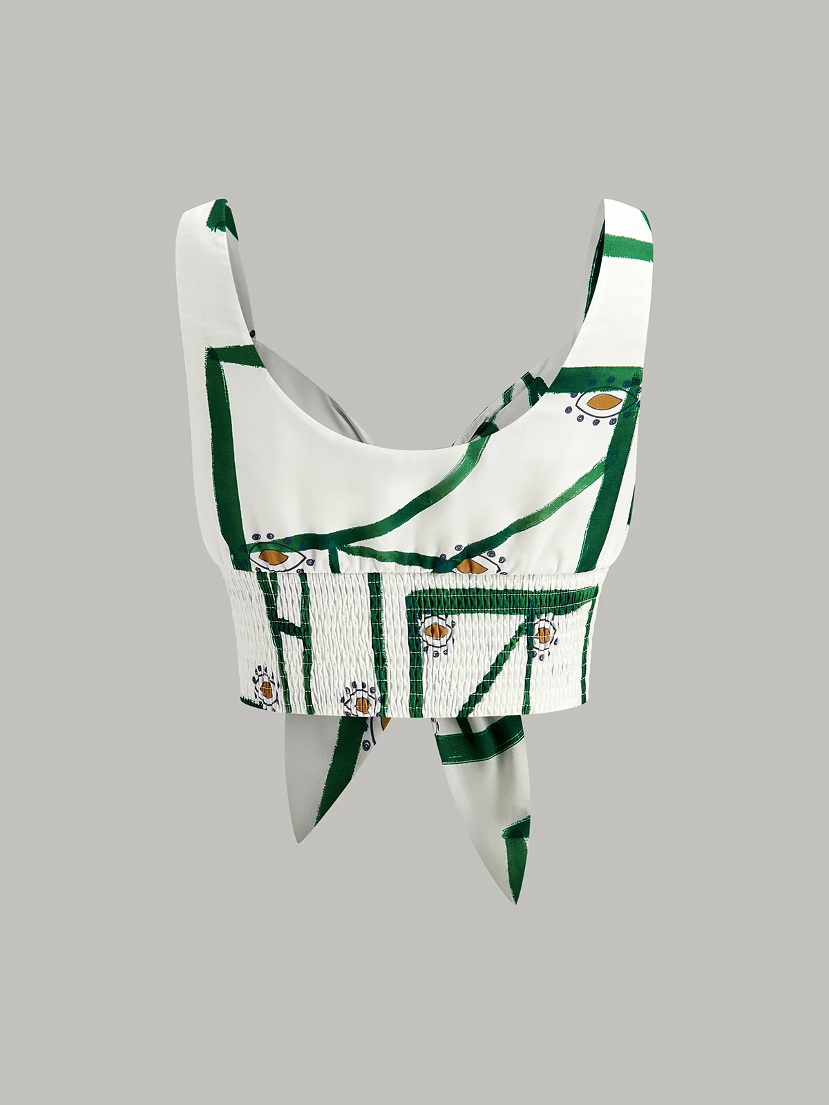 Front Tie Cami Top With Tiered Skirt Set - Takermore