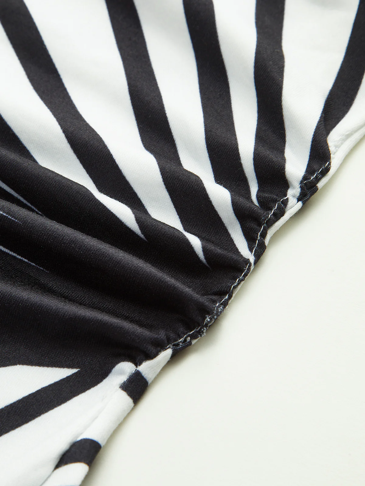 Asymmetrical One-Shoulder Striped Top - Takermore