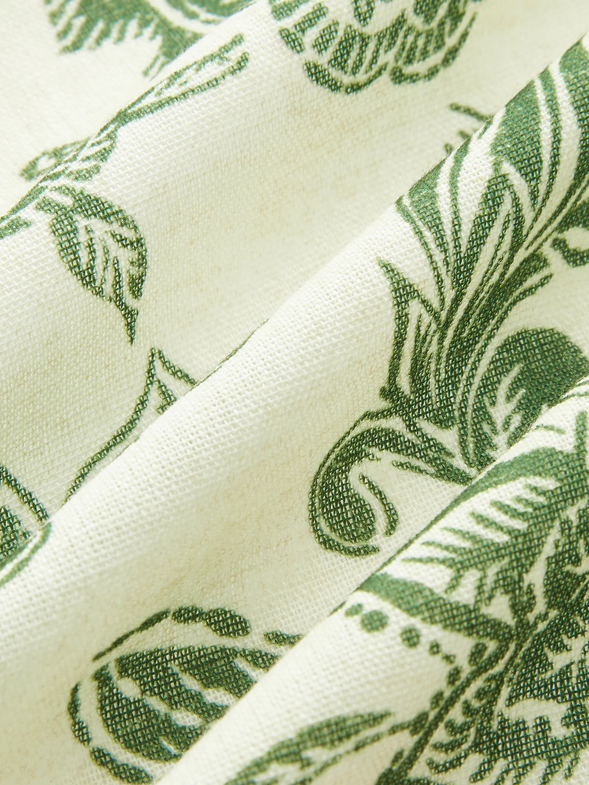 Paisley Print Button-Front Shirt - Takermore