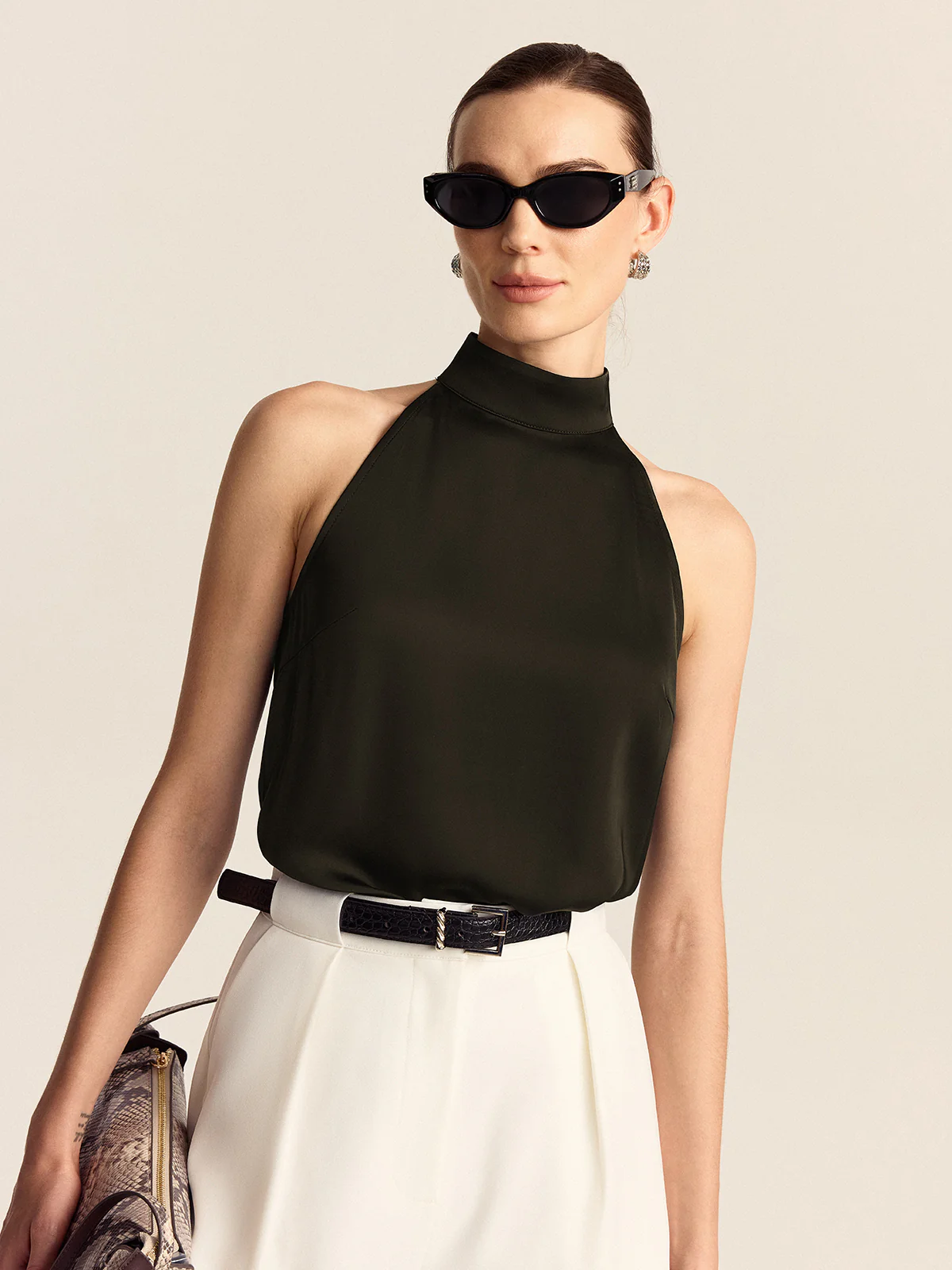 Satin Halter Top - Takermore