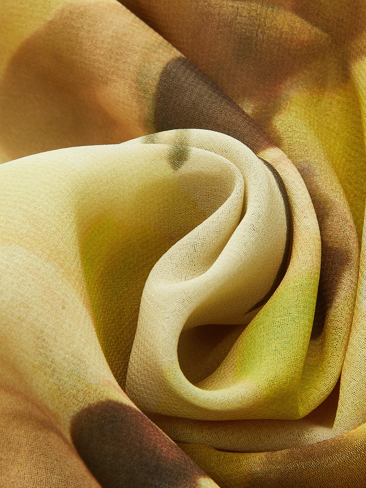 Pleated Floral Print Tie-Front Shirt - Takermore