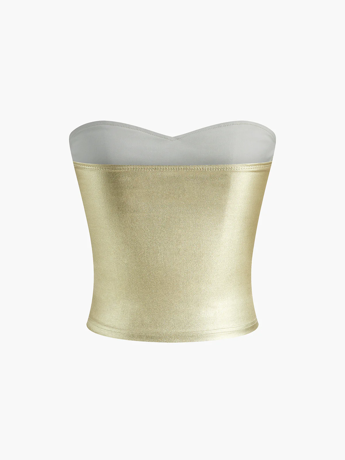 Vintage Purl Strapless Tube Top - Takermore