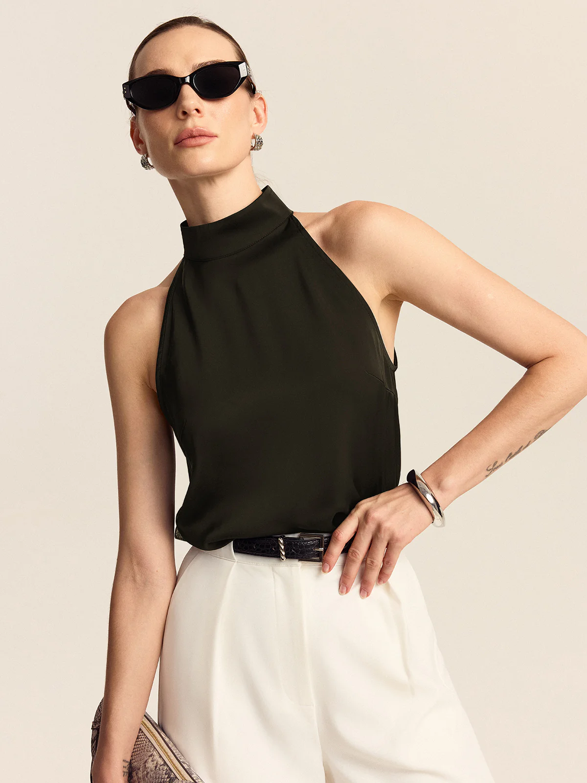 Satin Halter Top - Takermore