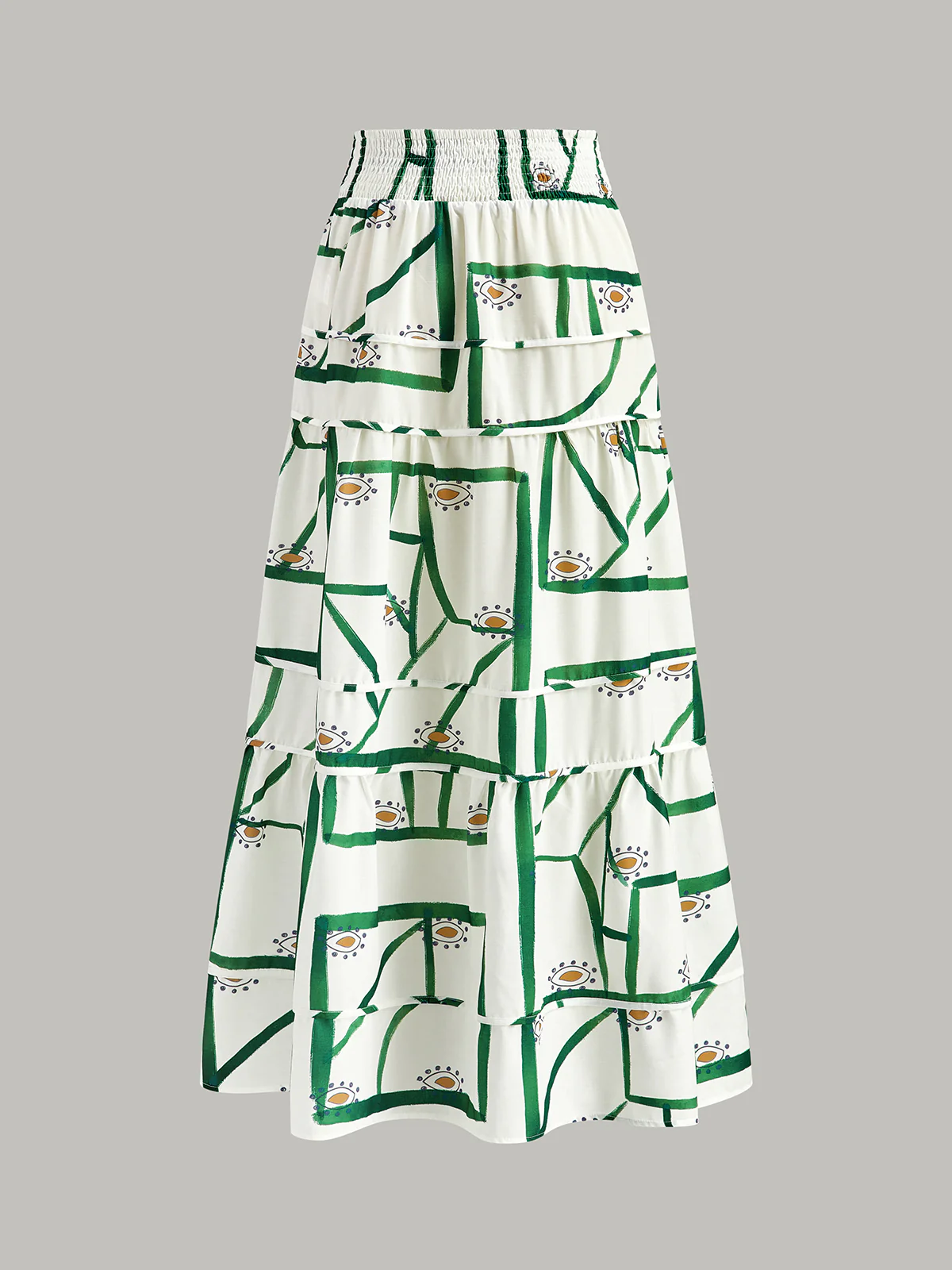 Front Tie Cami Top With Tiered Skirt Set - Takermore