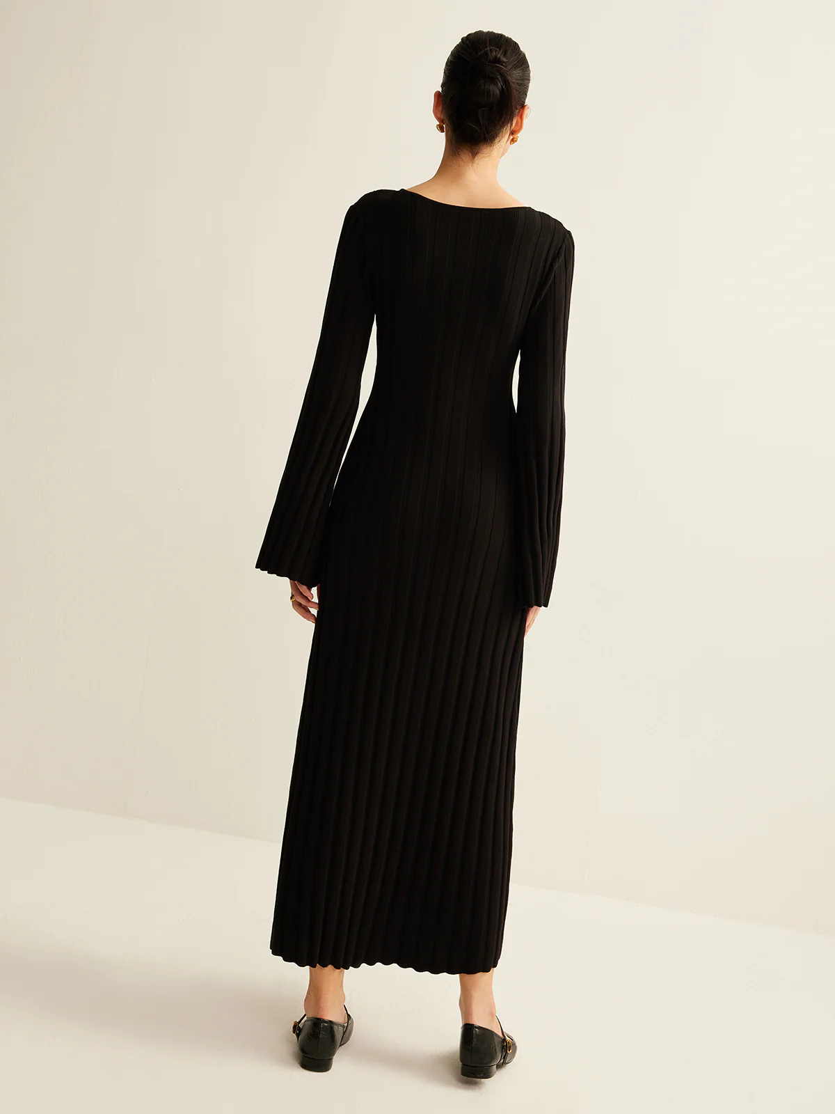 Cutout Soft Sweater Dress - Takermore