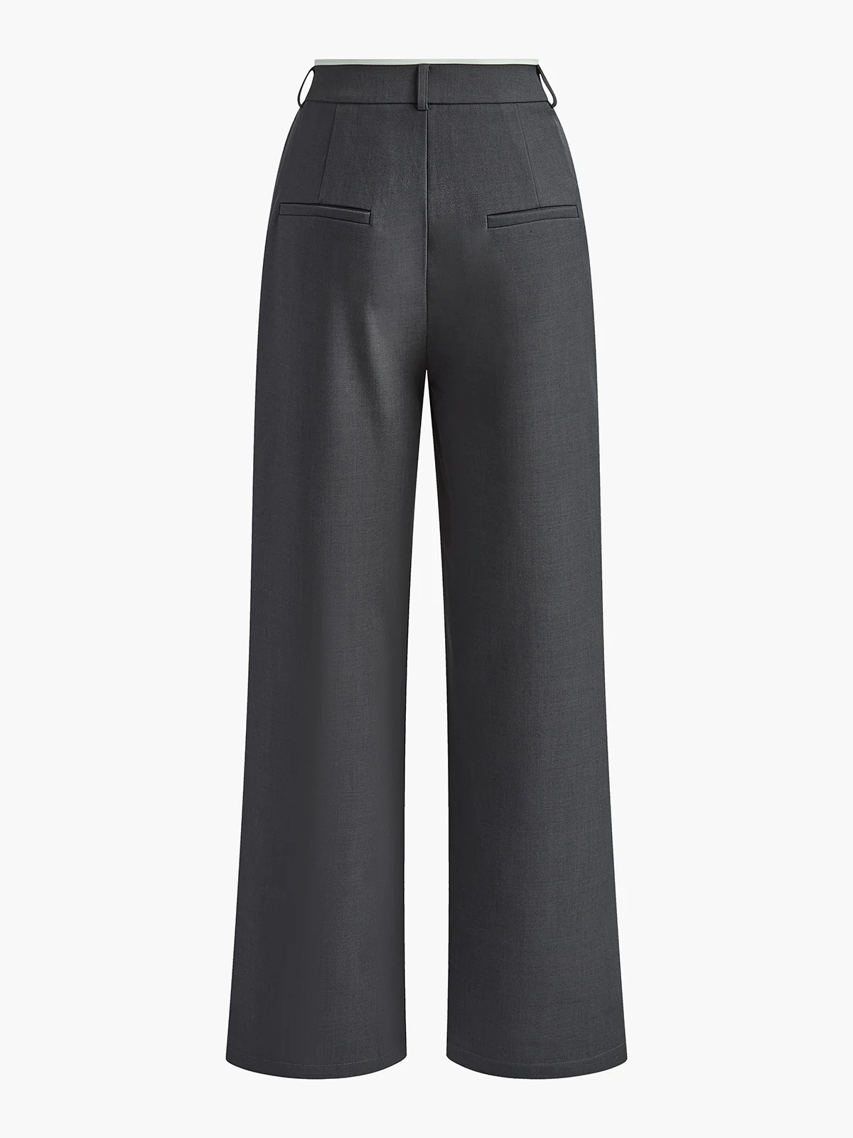 Contrast Trim Pleated Draped Pants - Takermore