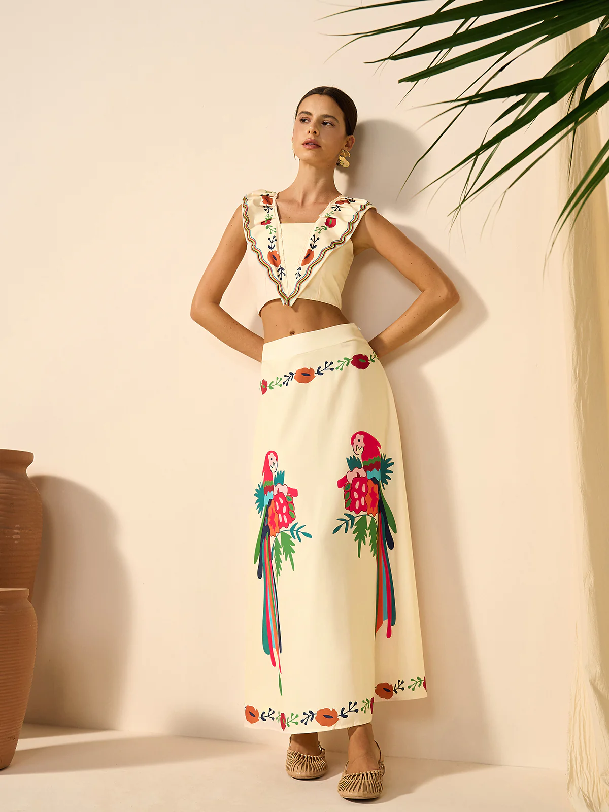 Boho Print Skirt Set - Takermore