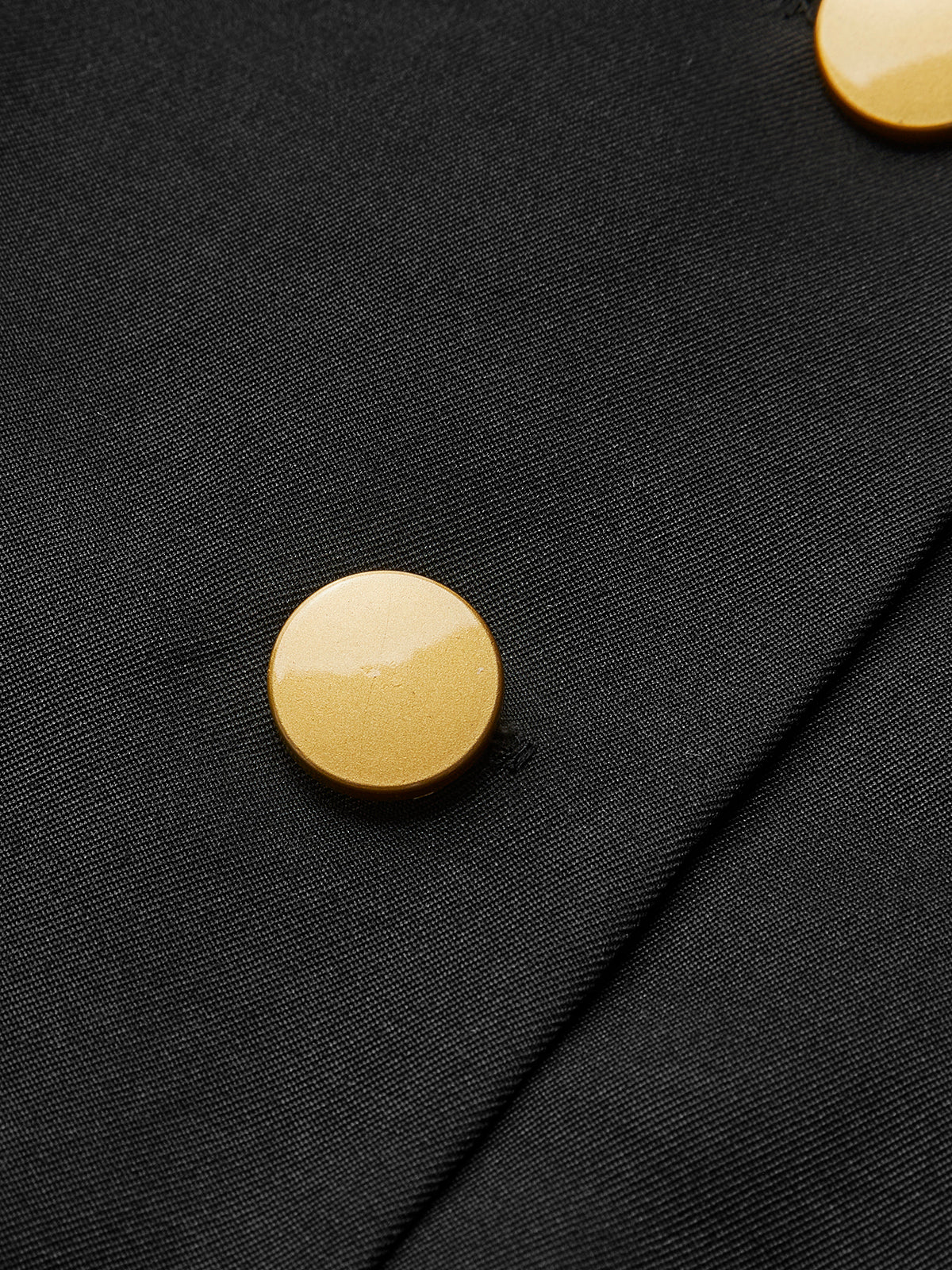 Metal Button Midi Skirt - Takermore