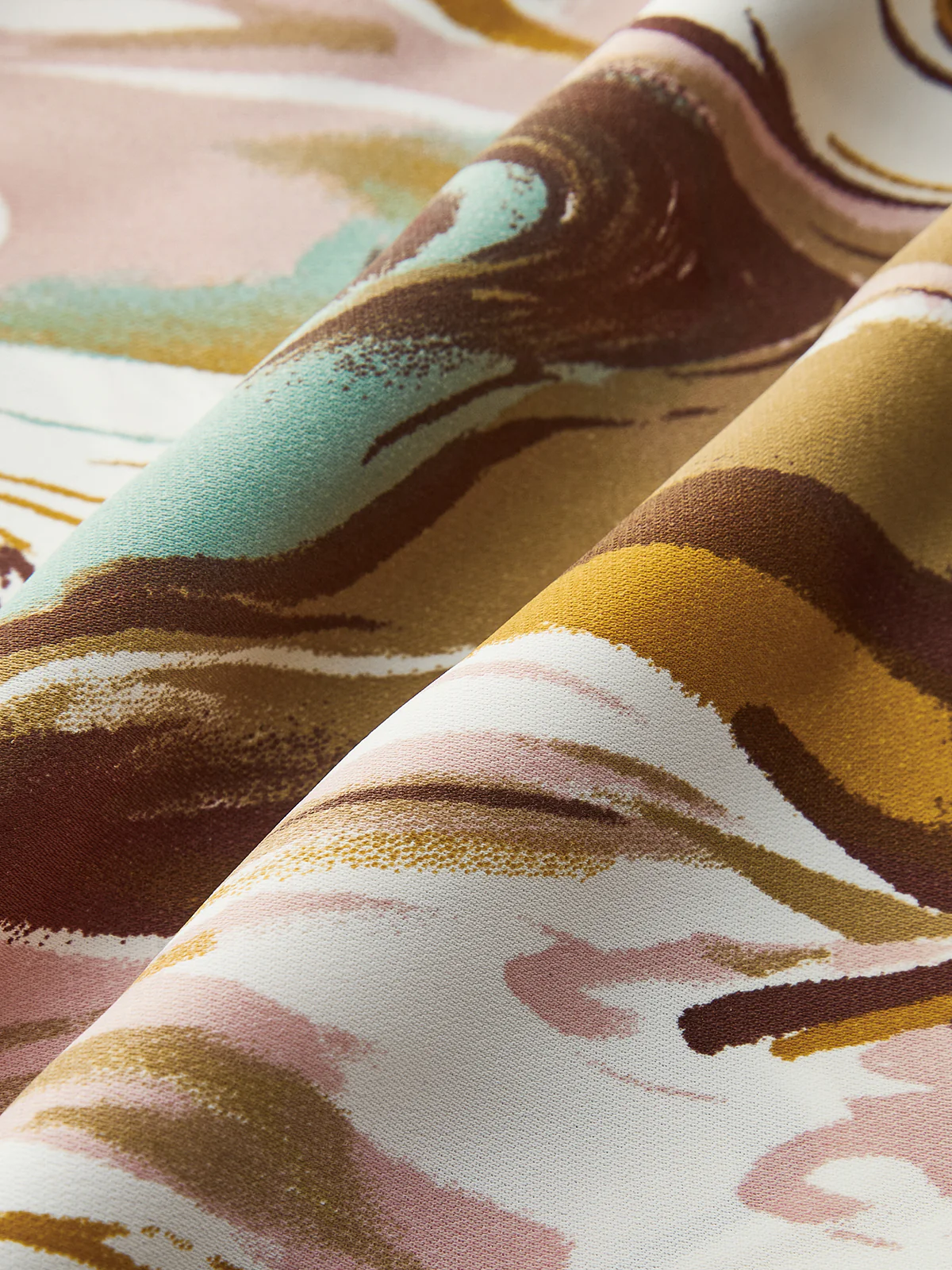 Abstract Print Halter Neck Top - Takermore