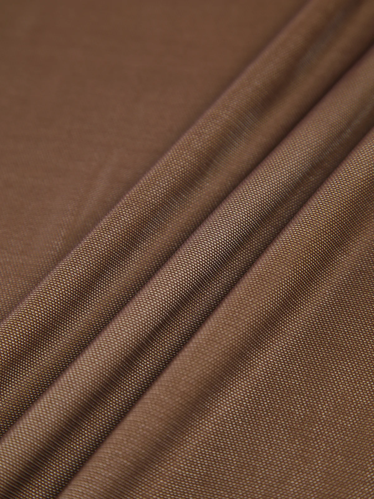 Cappuccino Ombre Mesh Zippered Long Dress - Takermore