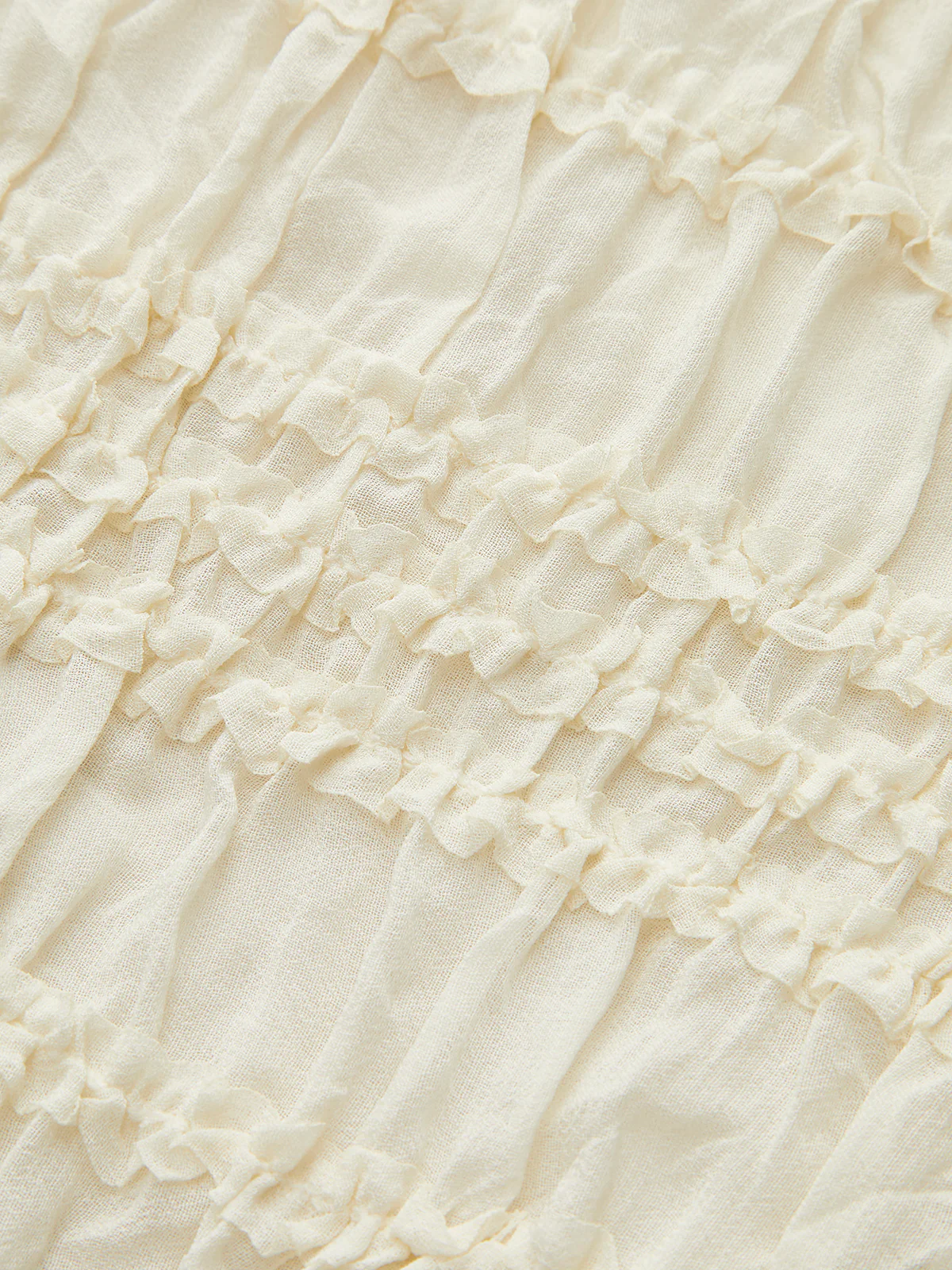 Ruffled Crop Top Skirt Set - Takermore