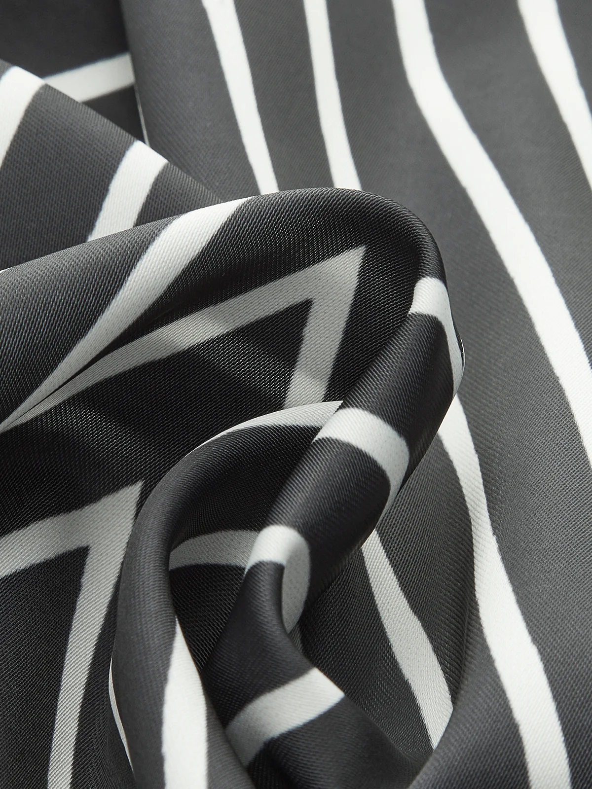 Striped Wrap-Front Knotted Top - Takermore