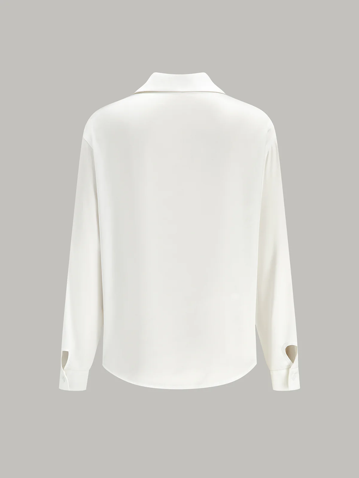 Long-Sleeve Spread Collar Buttoned Shirt - Takermore
