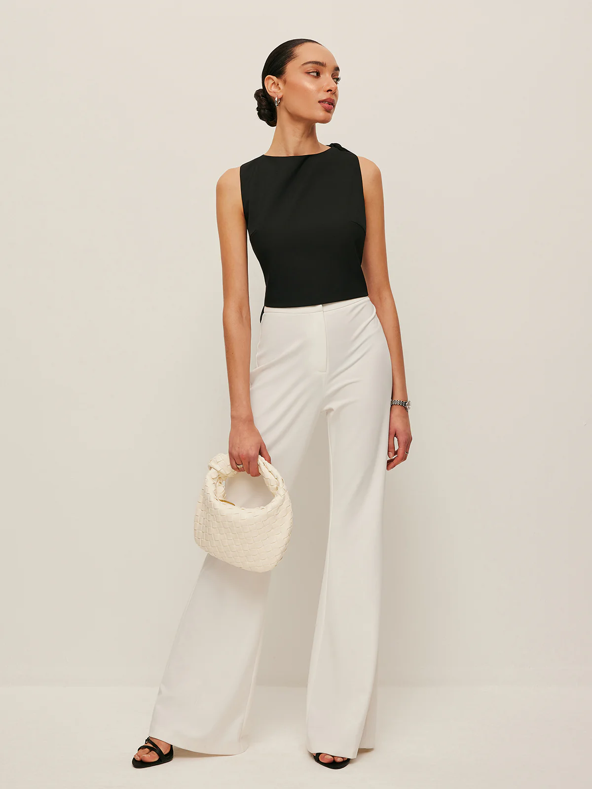 Asymmetrical Open-Back Tie Top - Takermore