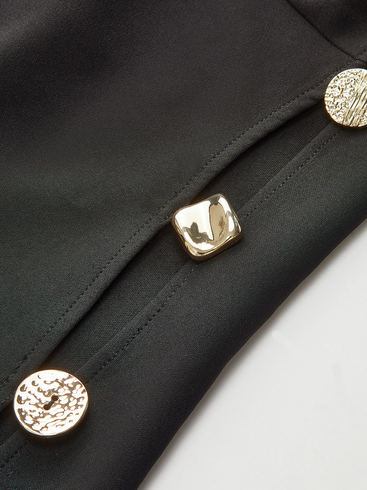 Cut-Out Side Metal Detail Zipper T-Shirt - Takermore