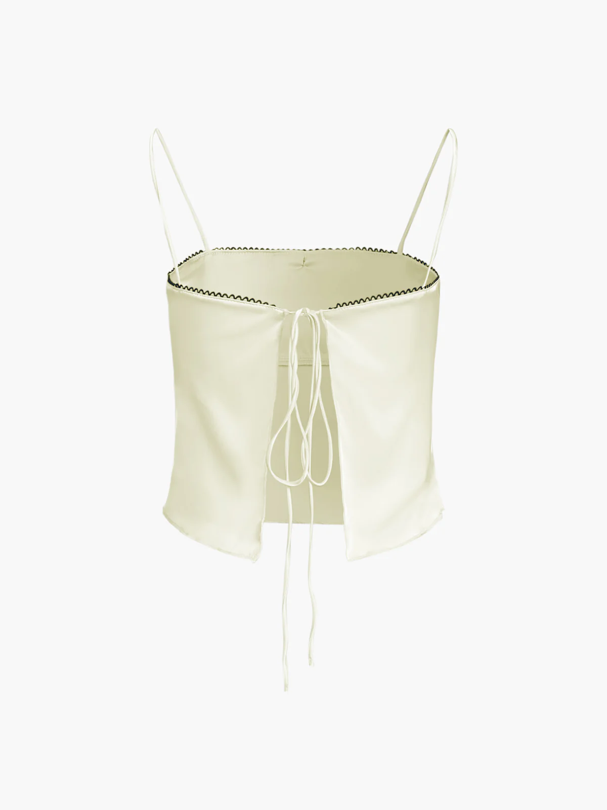 Satin Bow Decor Cami Top - Takermore