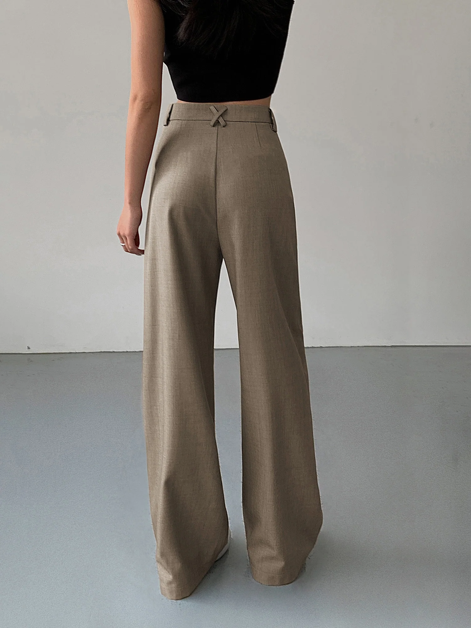 Divine Pleat Wide Leg Dress Pants - Takermore