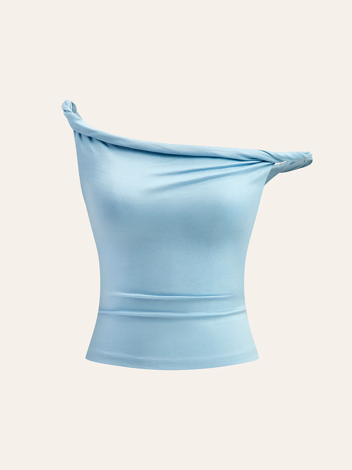 Asymmetrical Neck Tank Top - Takermore