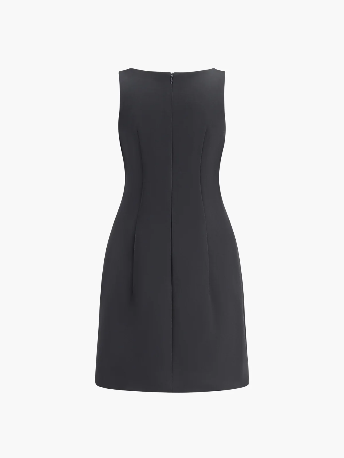 Suiting Sleeveless Short Dress - Takermore