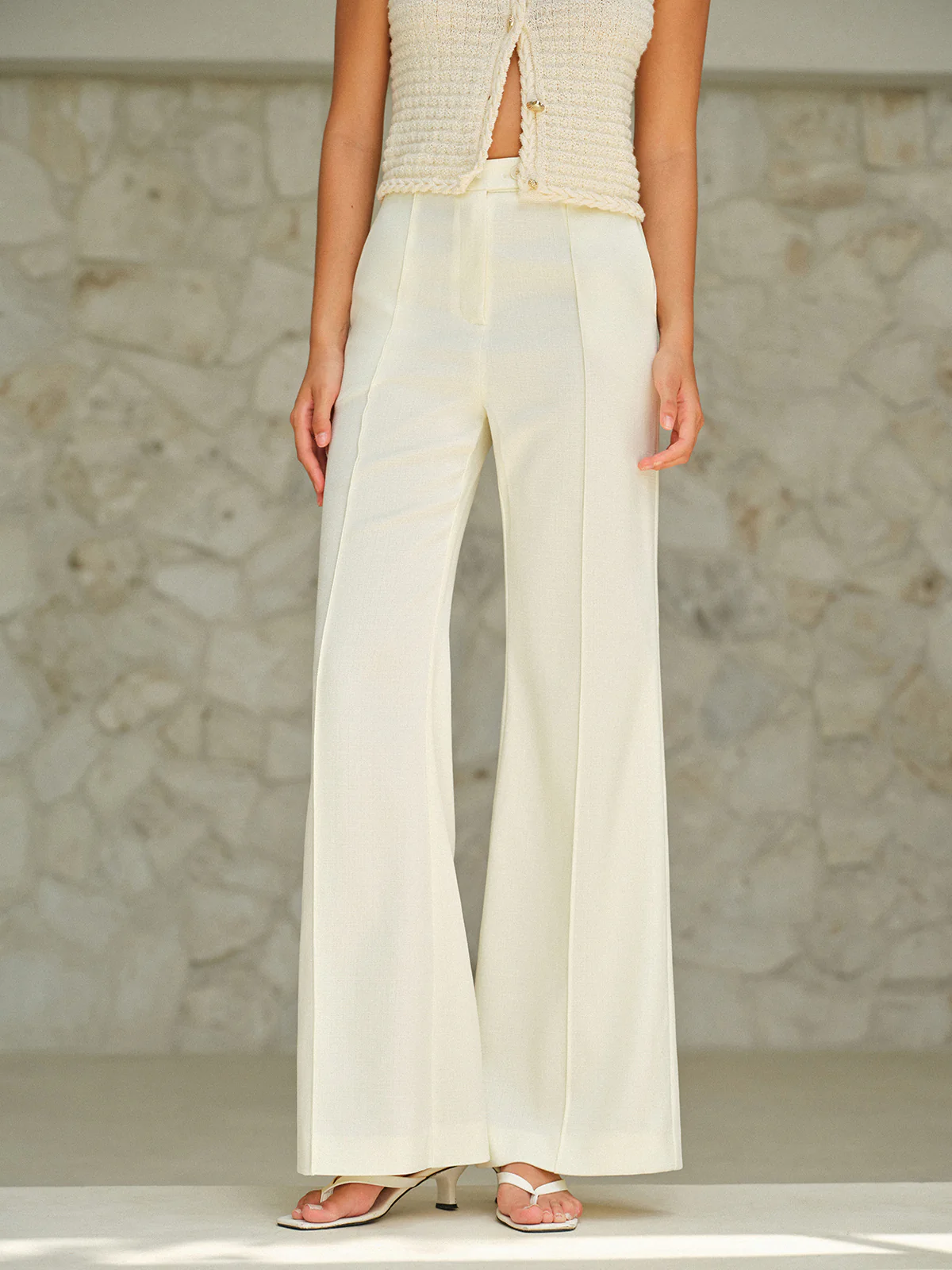 High-Waist Pocketed Pants - Takermore