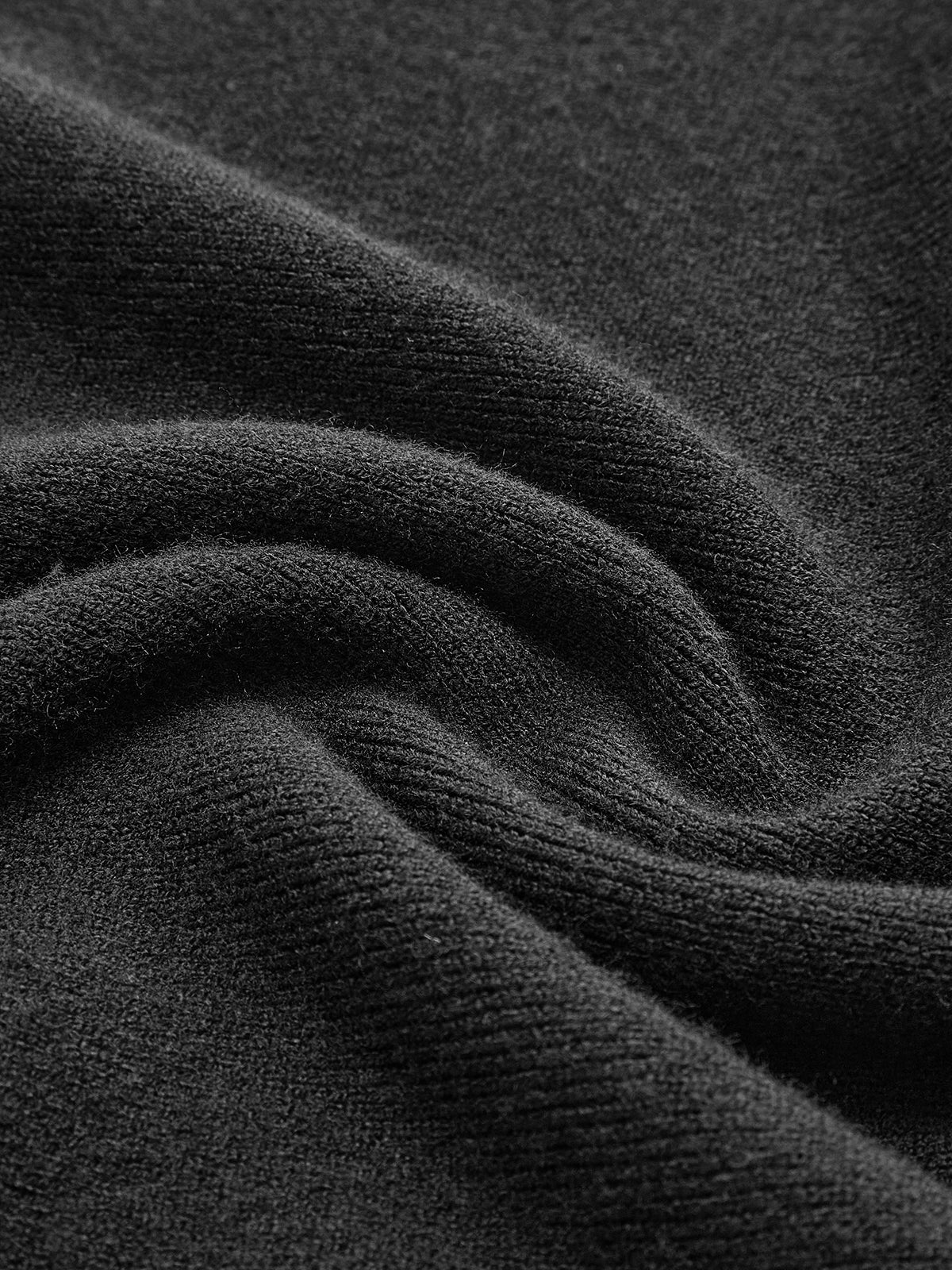 Contrast Collar Flowy Sweater Short Dress - Takermore