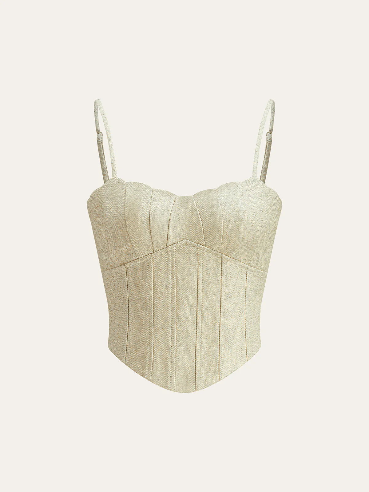 Cotton Blend Corset Top - Takermore