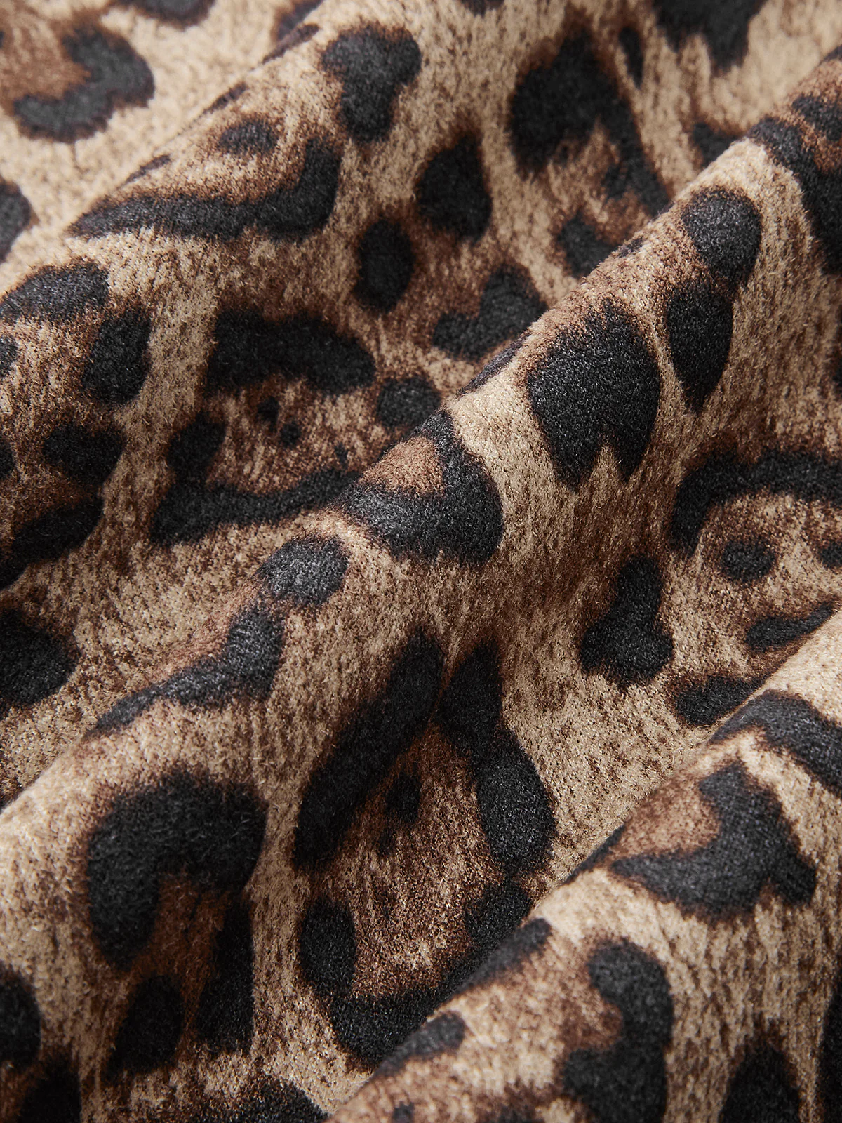 Mid-Waist Leopard Printed Skirt - Takermore