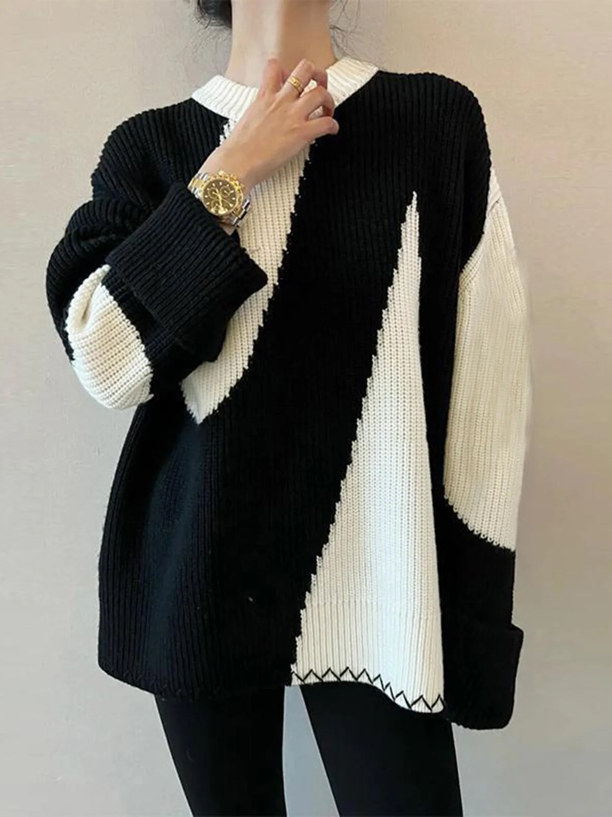 Oversized Zebrataur Sweater - Takermore